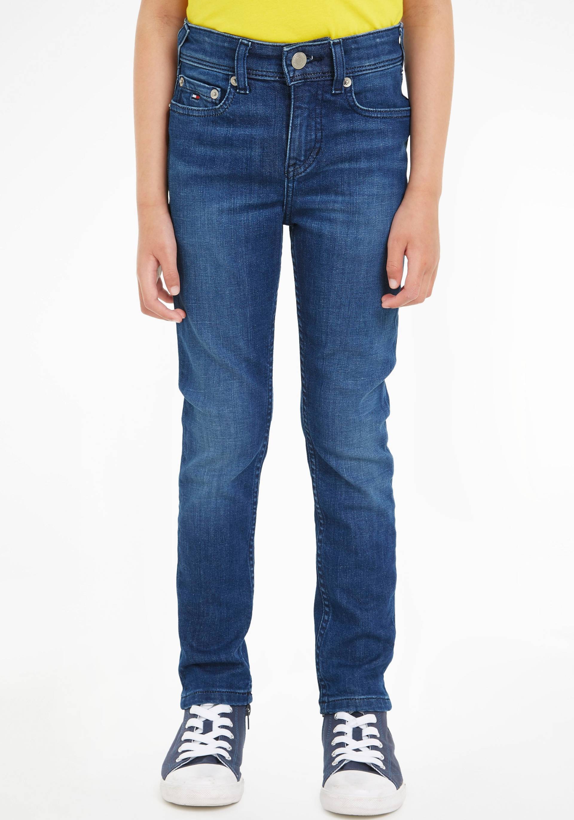 Tommy Hilfiger Slim-fit-Jeans »SCANTON Y DARK WASH«, mit Logostickerei von Tommy Hilfiger