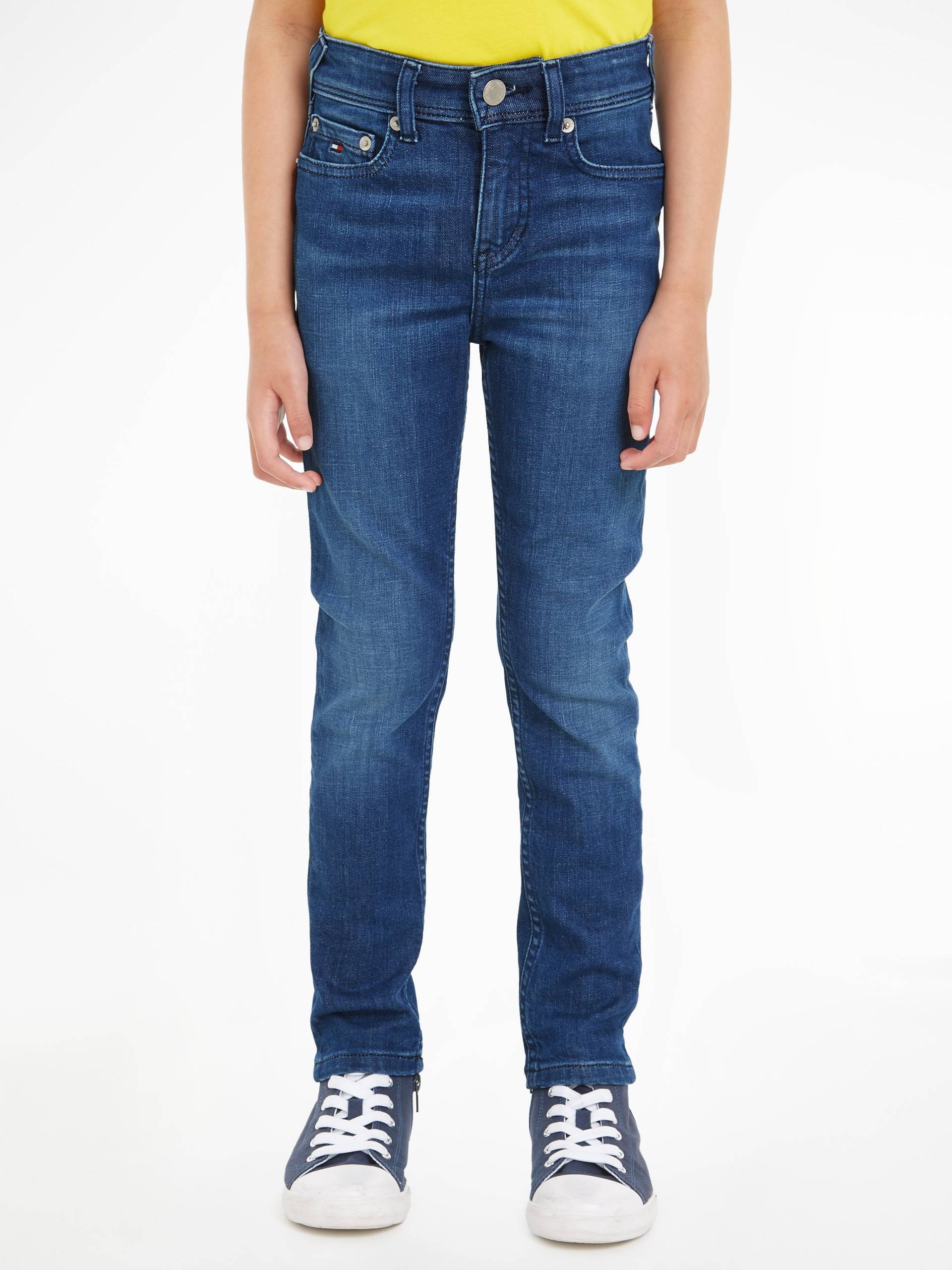 Tommy Hilfiger Slim-fit-Jeans »SCANTON Y DARK WASH«, mit Logostickerei von Tommy Hilfiger