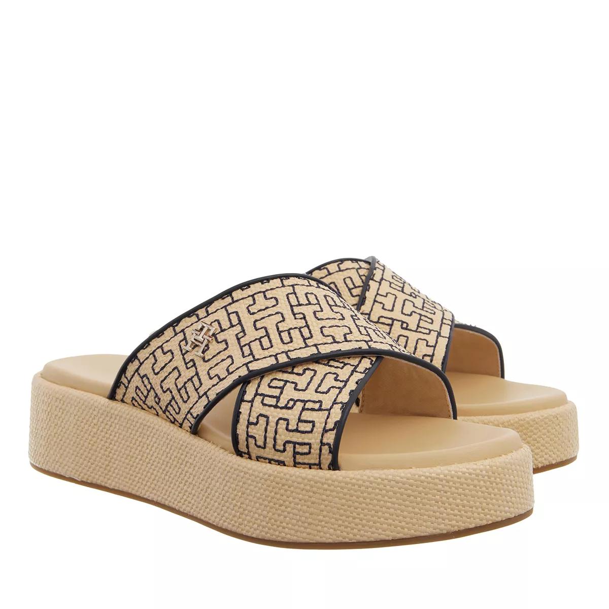 Tommy Hilfiger Slipper & Pantoletten - Delia 6D - Gr. 39 (EU) - in Beige - für Damen von Tommy Hilfiger