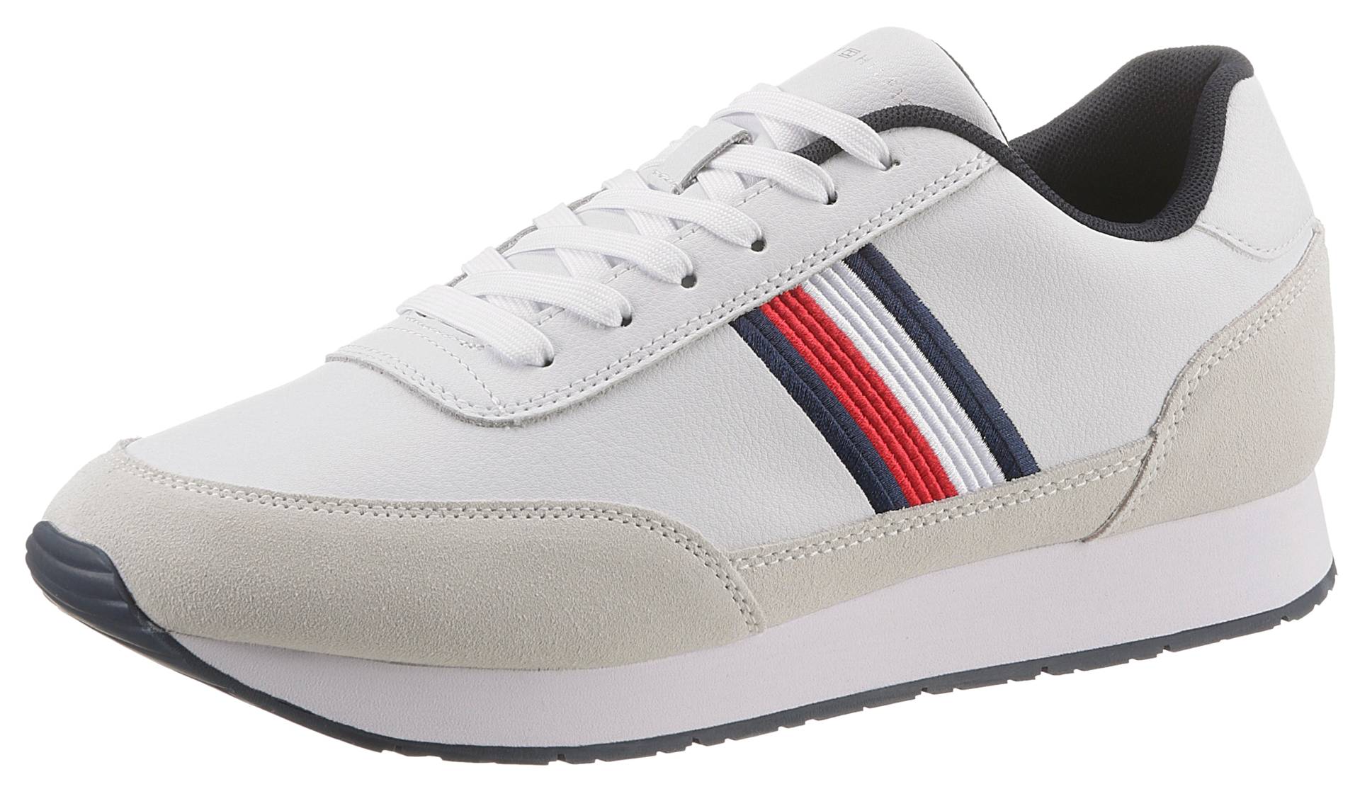 Tommy Hilfiger Sneaker »CORE EVA RUNNER CORPORATE LEA«, im Materialmix, Freizeitschuh, Halbschuh, Schnürschuh von Tommy Hilfiger