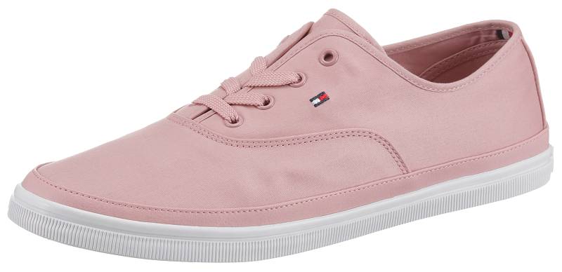 Tommy Hilfiger Sneaker »ESSENTIAL KESHA LACE SNEAKER«, gestickter Logoflagge, E-Weite, Freizeitschuh, Halbschuh, Schnürschuh von Tommy Hilfiger