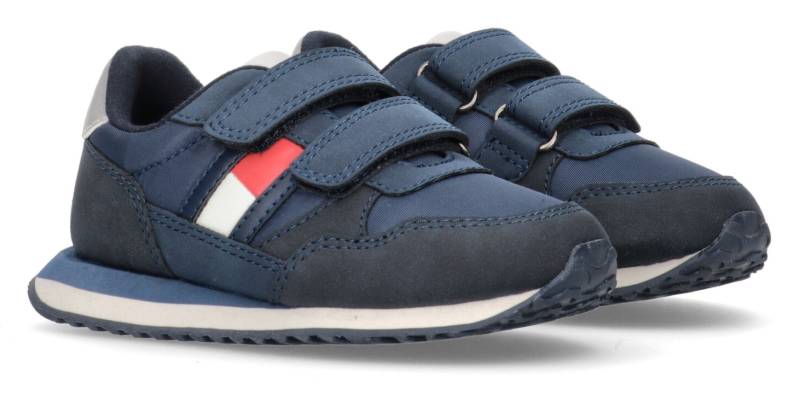 Tommy Hilfiger Sneaker »FLAG LOW CUT VELCRO SNEAKER«, mit grosser Logoapplikation, Freizeitschuh, Halbschuh, Schnürschuh von Tommy Hilfiger