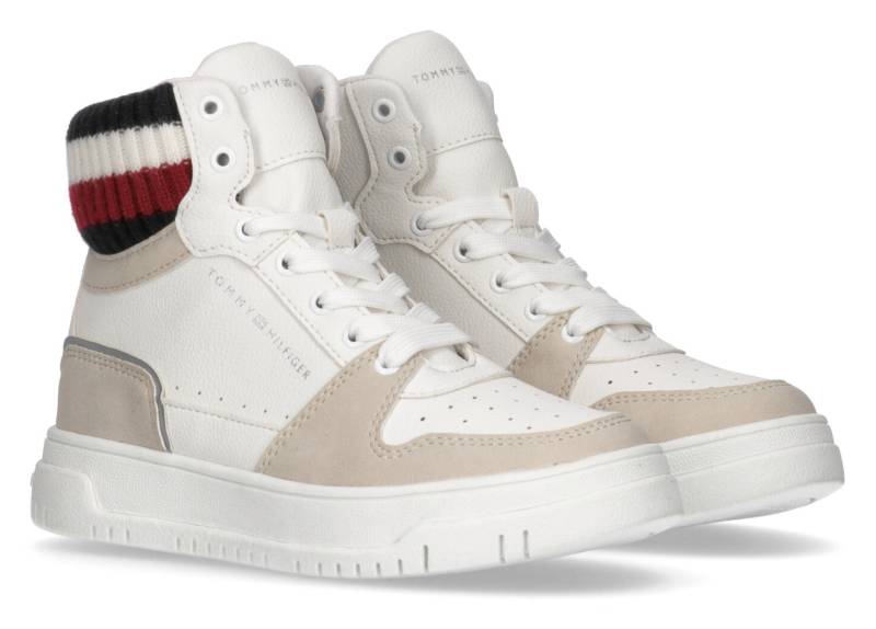 Tommy Hilfiger Sneaker »HIHT TOP LACE-UP SNEAKER«, mit Innenreissverschluss, Freizeitschuh, Halbschuh, Schnürschuh von Tommy Hilfiger