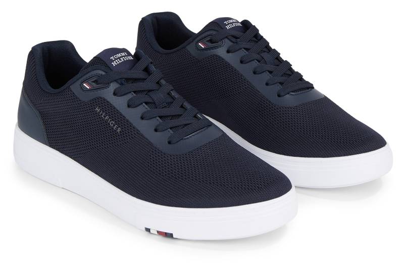 Tommy Hilfiger Sneaker »MODERN CUP KNIT RWB«, mit seitlichem Logo, Freizeitschuh, Halbschuh, Schnürschuh von Tommy Hilfiger