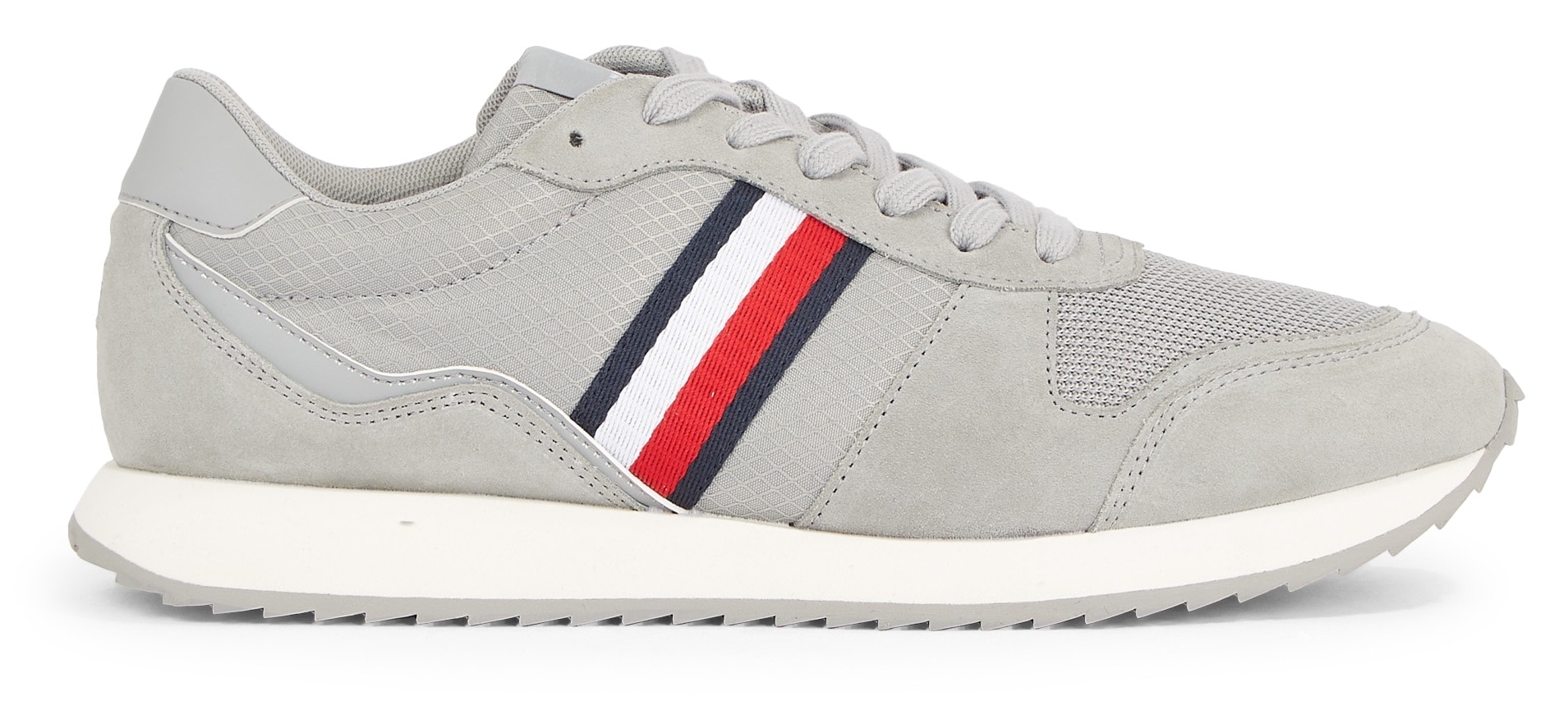 Tommy Hilfiger Sneaker »RUNNER EVO MIX«, mit gepolstertem Schaftrand, Freizeitschuh, Halbschuh, Schnürschuh von Tommy Hilfiger