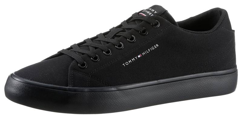 Tommy Hilfiger Sneaker »TH HI VULC CORE LOW CANVAS«, im monochromen Look, Freizeitschuh, Halbschuh, Schnürschuh von Tommy Hilfiger