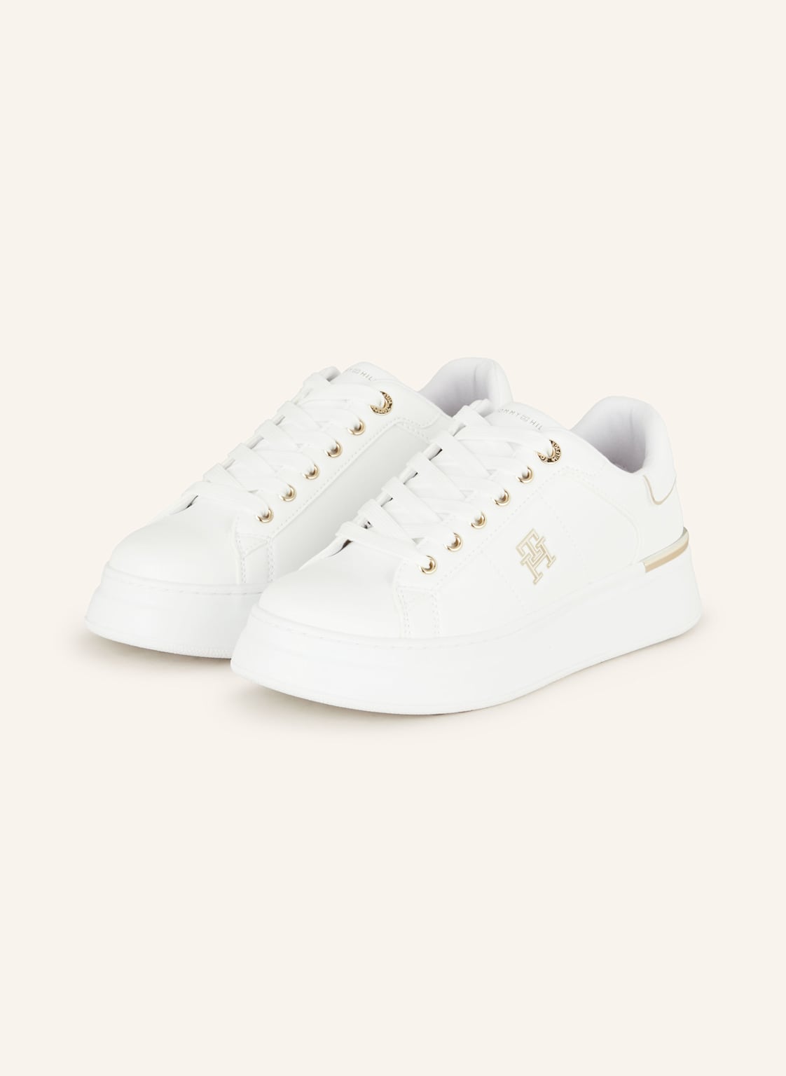Tommy Hilfiger Sneaker weiss Tommy Hilfiger Sneaker weiss von Tommy Hilfiger