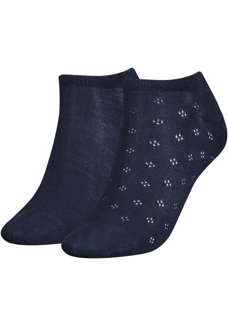 Tommy Hilfiger Sneakersocken, (2 Paar), mit Logostickerei von Tommy Hilfiger