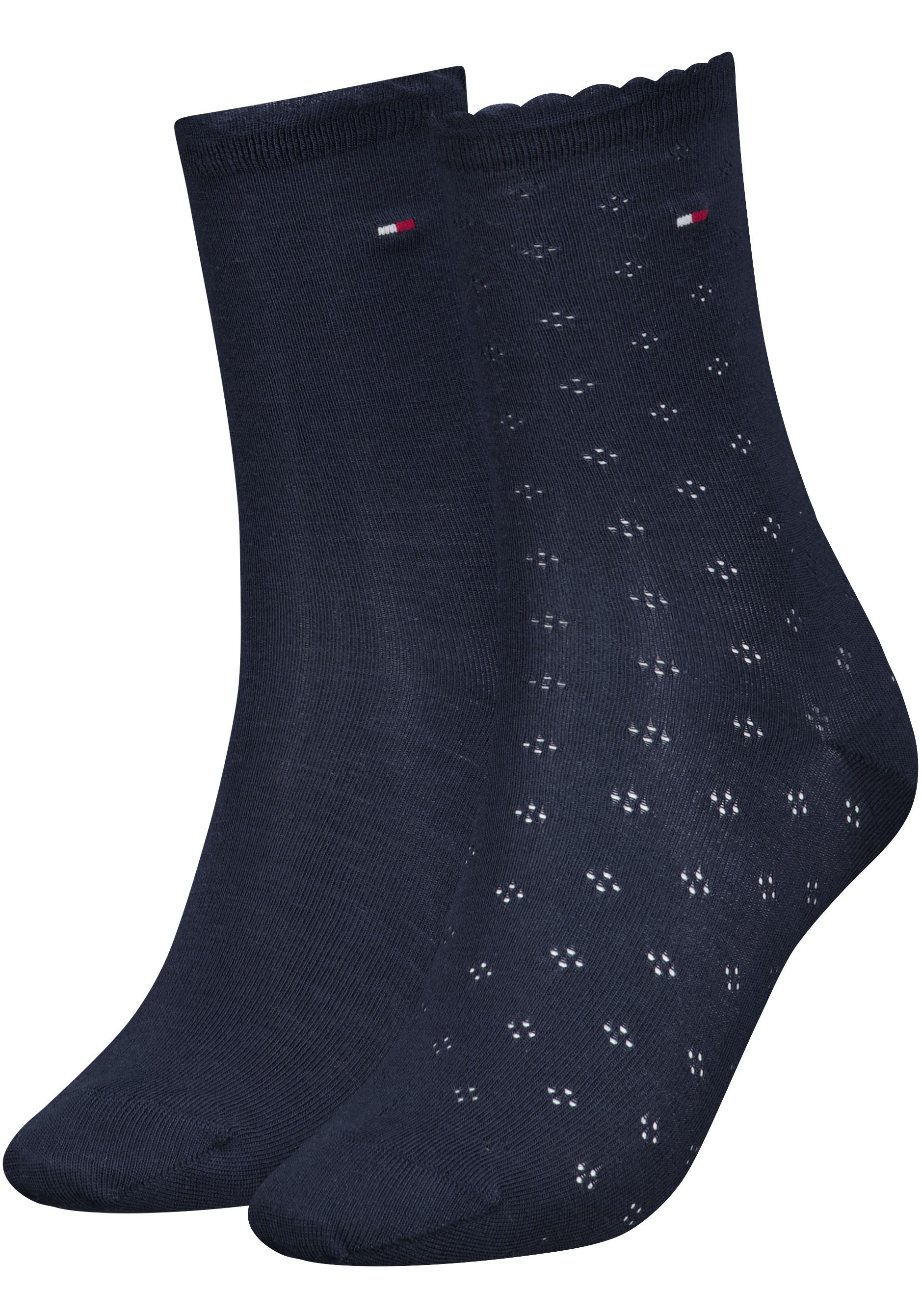 Tommy Hilfiger Socken, (2 Paar), mit Logostickerei von Tommy Hilfiger