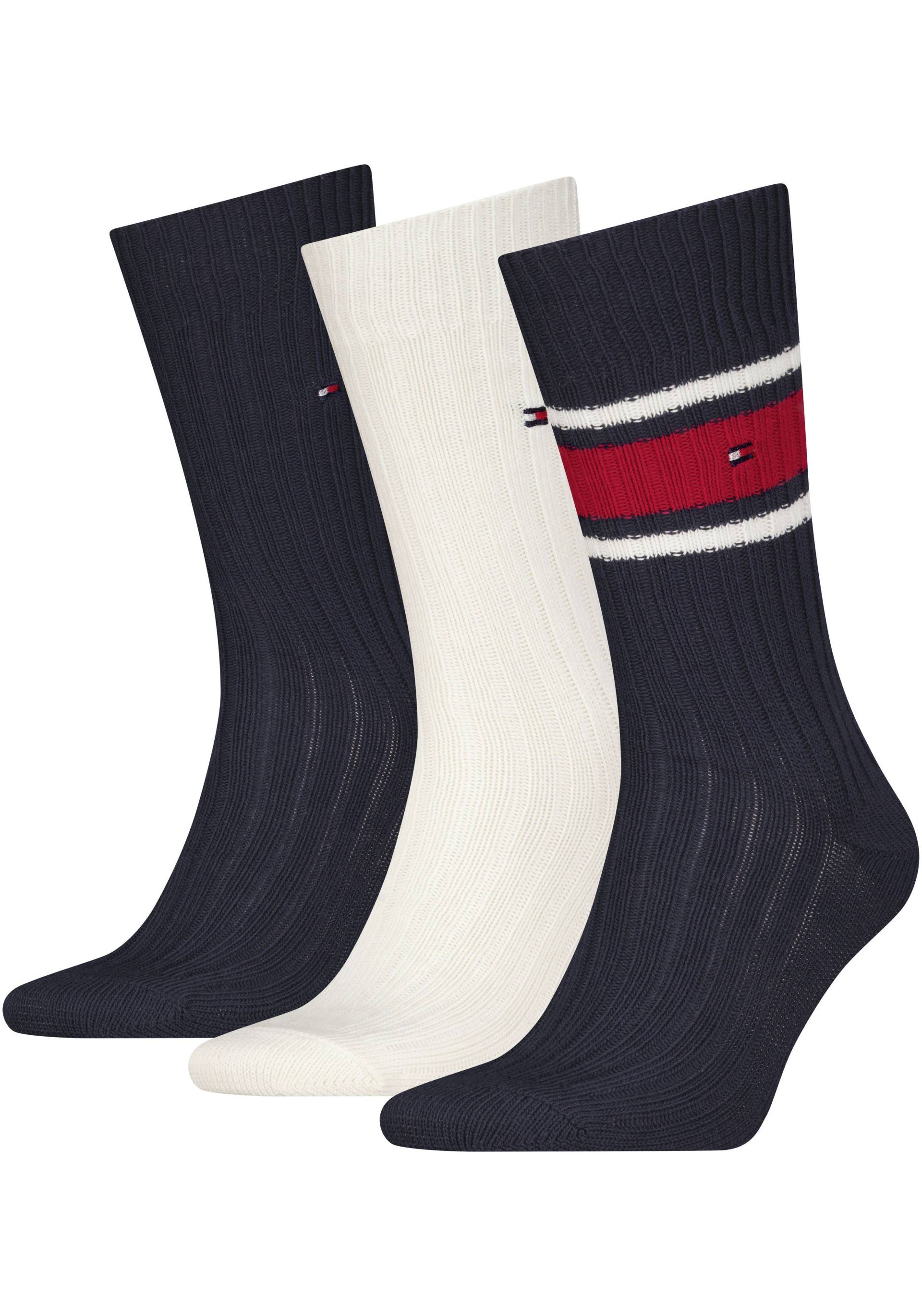 Tommy Hilfiger Socken, (3er-Pack), mit dezentem Logo von Tommy Hilfiger