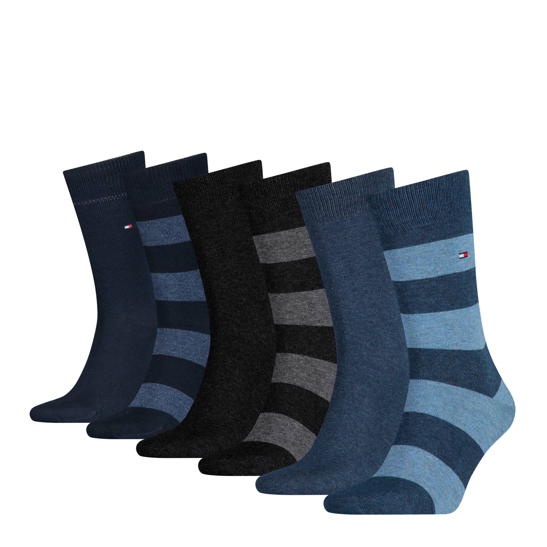 Tommy Hilfiger Socken »TH MEN RUGBY SOCK 6P ECOM«, (6 Paar) von Tommy Hilfiger