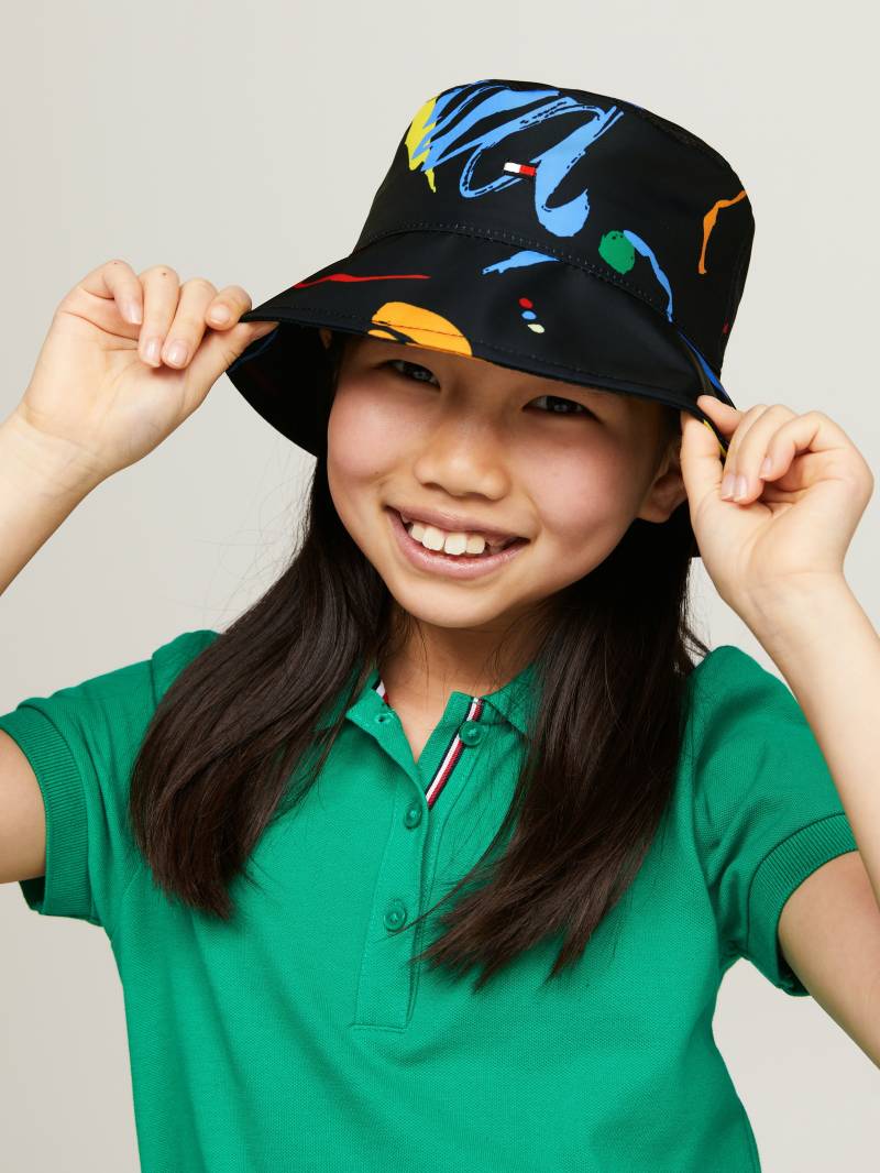 Tommy Hilfiger Sonnenhut »SMALL FLAG AOP BUCKET HAT«, für Kinder bis 16 Jahre von Tommy Hilfiger