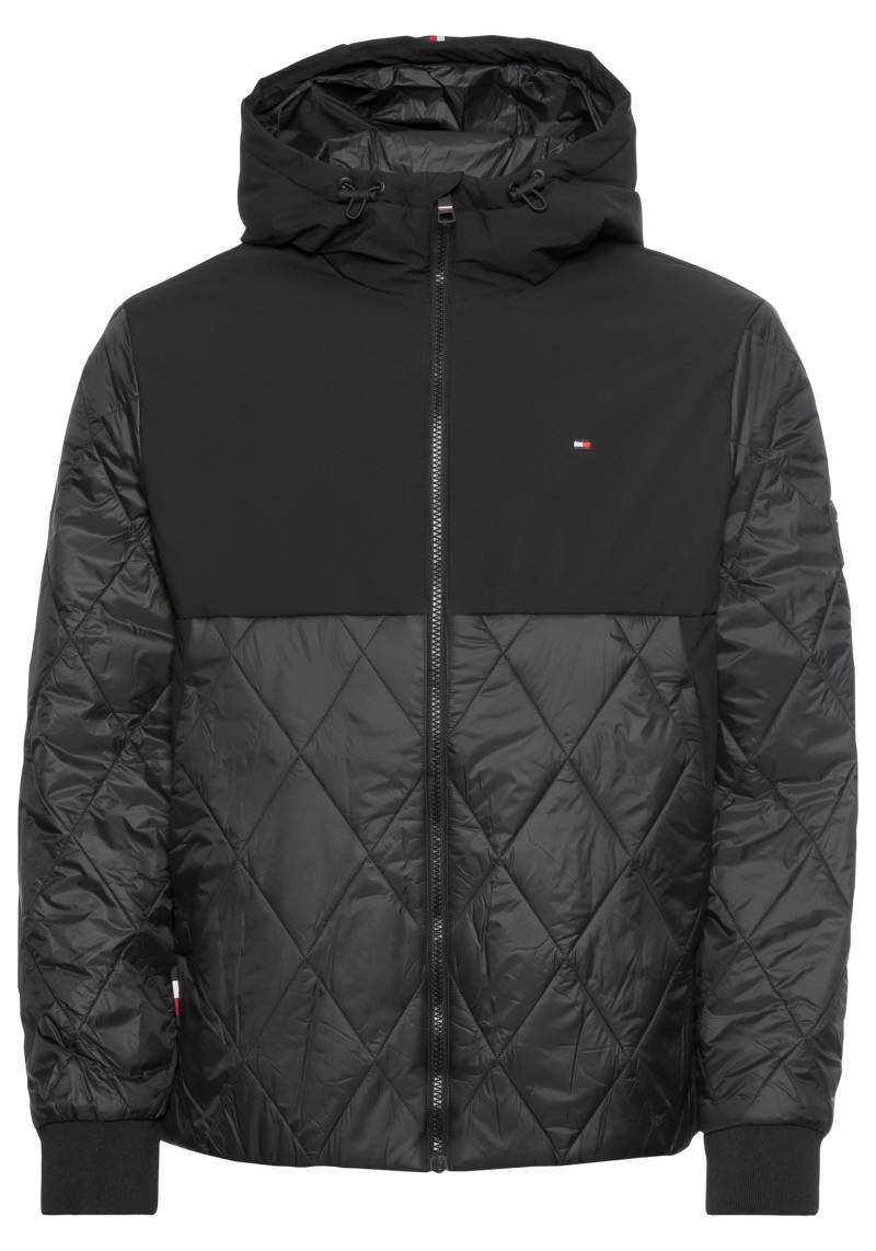 Tommy Hilfiger Steppjacke »CL MIX HOODED JACKET«, mit Kapuze, mit Rautenmuster von Tommy Hilfiger