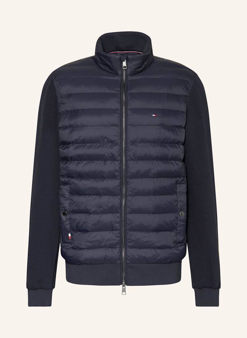 Tommy Hilfiger Steppjacke Im Materialmix blau von Tommy Hilfiger