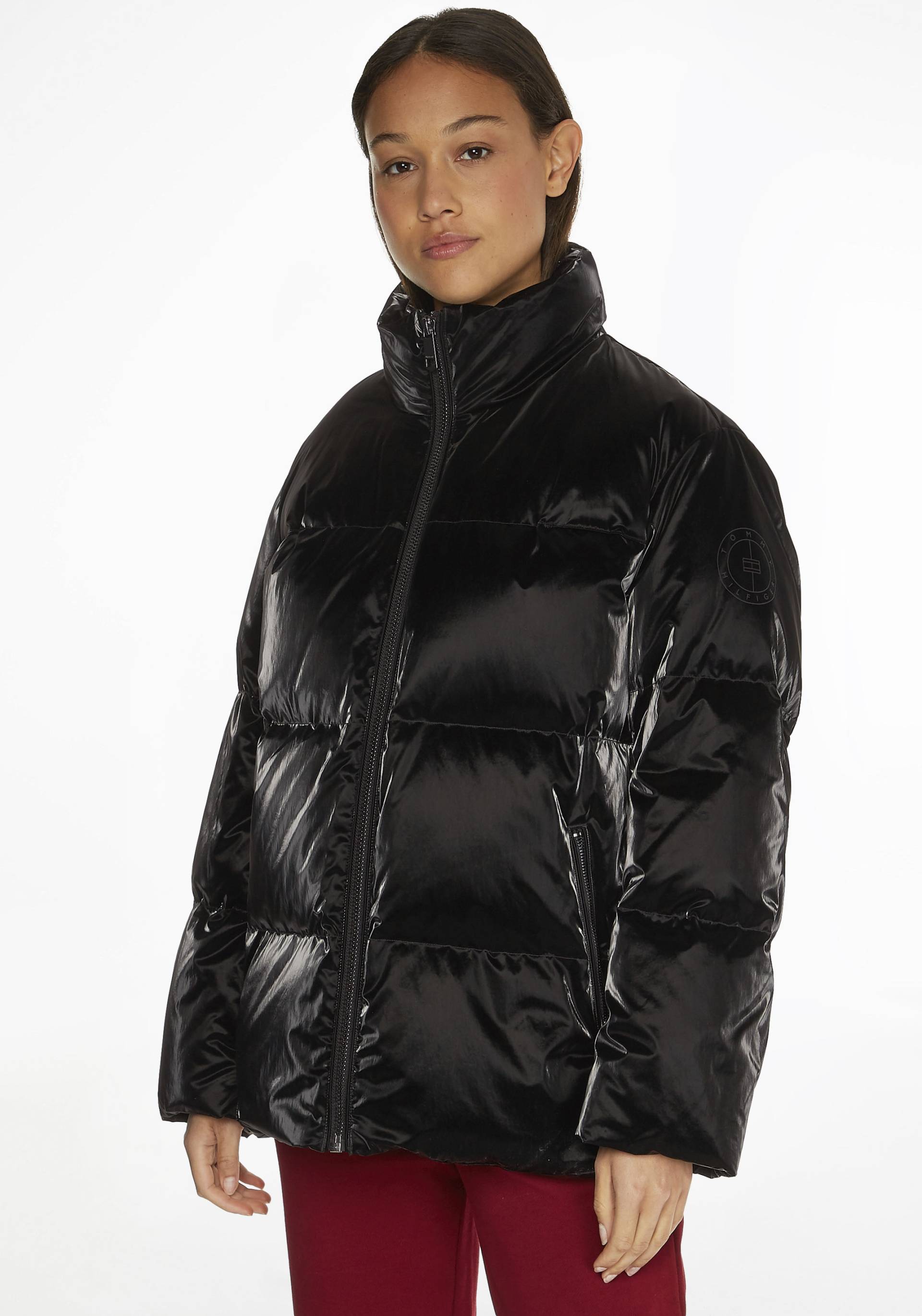 Tommy Hilfiger Steppjacke »METALLIC DOWN PUFFER JKT«, mit Stehkragen von Tommy Hilfiger