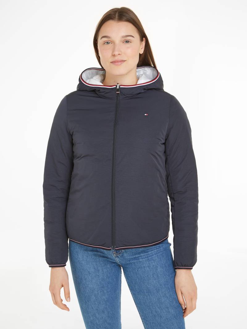 Tommy Hilfiger Steppjacke »REVERSIBLE LW PADDED JACKET«, Wendejacke, 2 in 1 Jacke mit Tommy Flag von Tommy Hilfiger