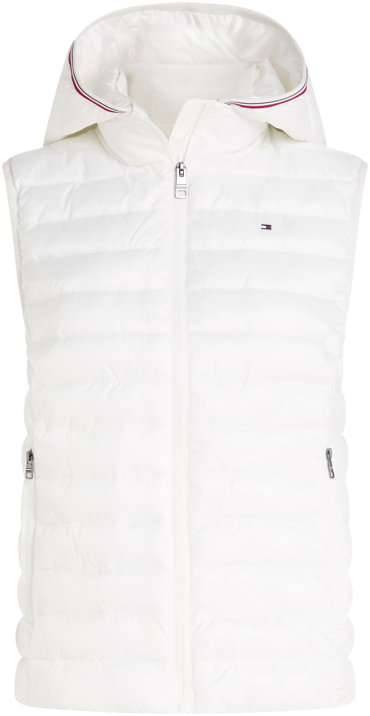 Tommy Hilfiger Steppweste »LW PADDED GLOBAL STRIPE VEST«, (Global Serie TH WOMEN), mit Elastic-Band von Tommy Hilfiger