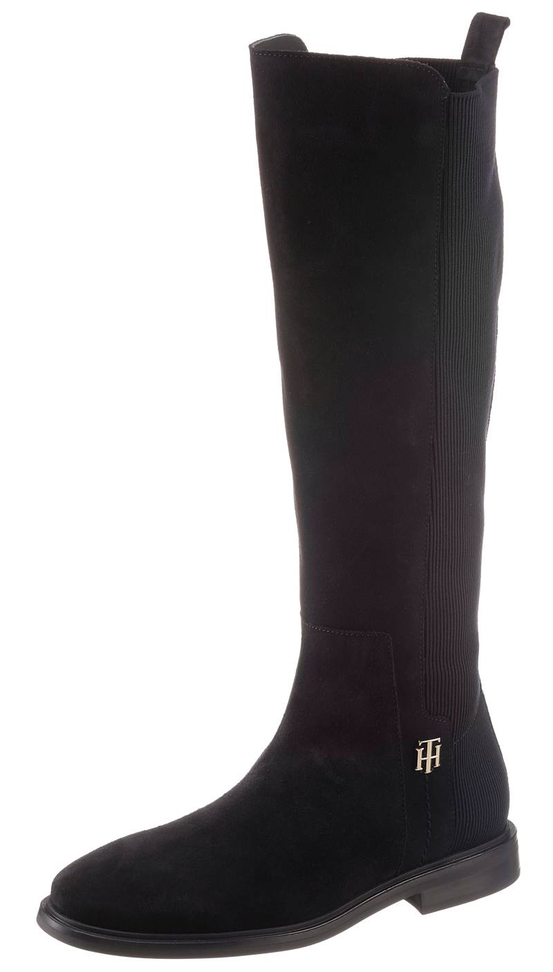 Tommy Hilfiger Stiefel »TH ESSENTIALS LONGBOOT«, TH-Logo von Tommy Hilfiger