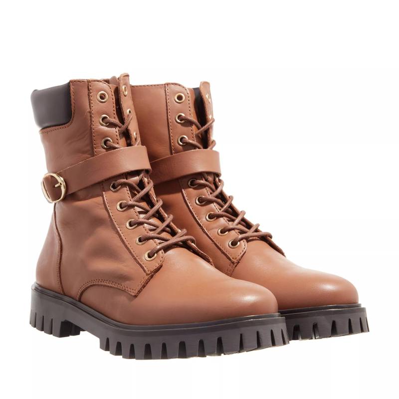 Tommy Hilfiger Stiefel & Boots - Buckle Lace Up Boot - Gr. 36 (EU) - in Braun - für Damen von Tommy Hilfiger