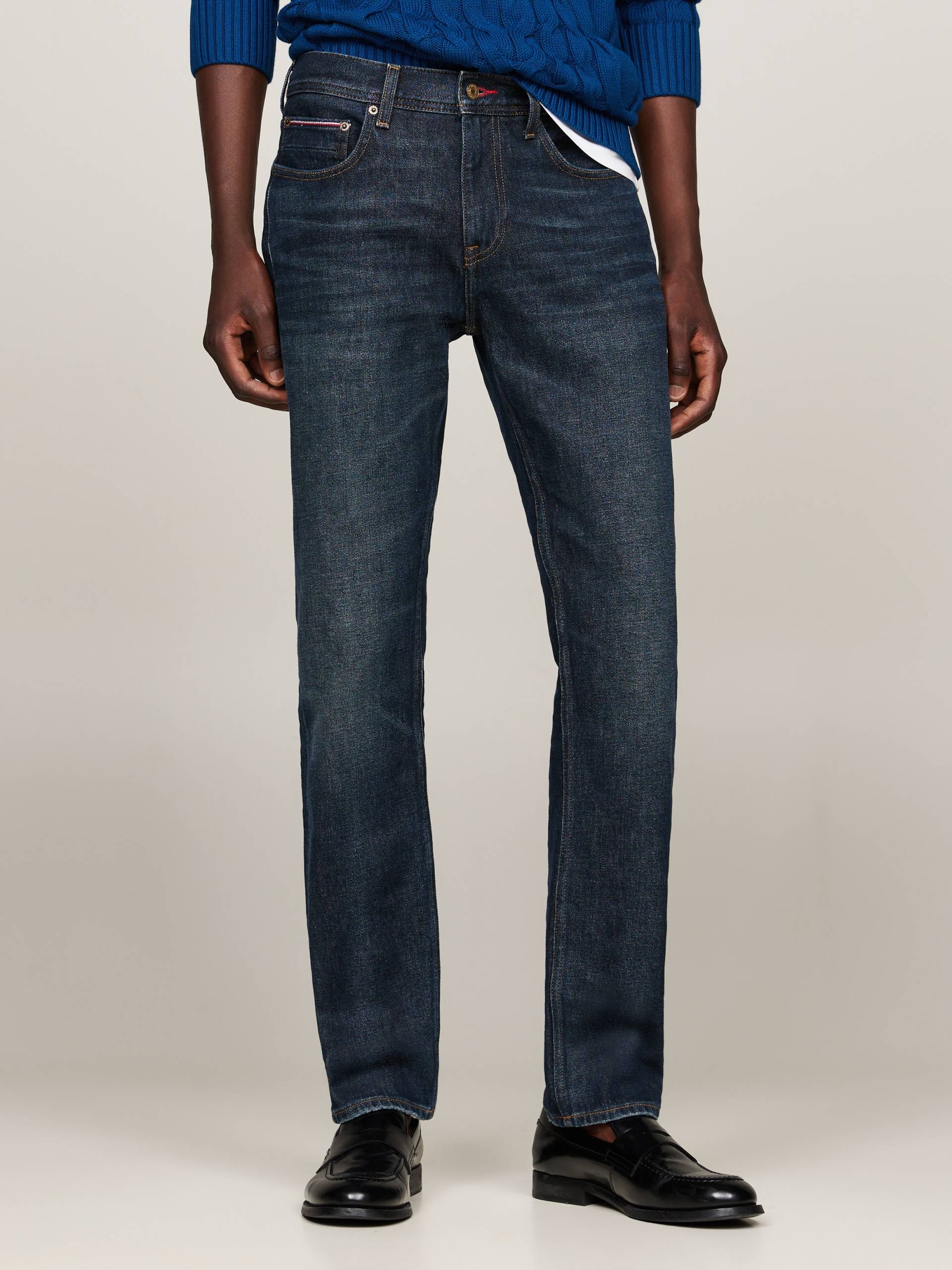 Tommy Hilfiger Straight-Jeans »STRAIGHT DENTON STR CREST INDIGO« Tommy Hilfiger Straight-Jeans »STRAIGHT DENTON STR CREST INDIGO« von Tommy Hilfiger
