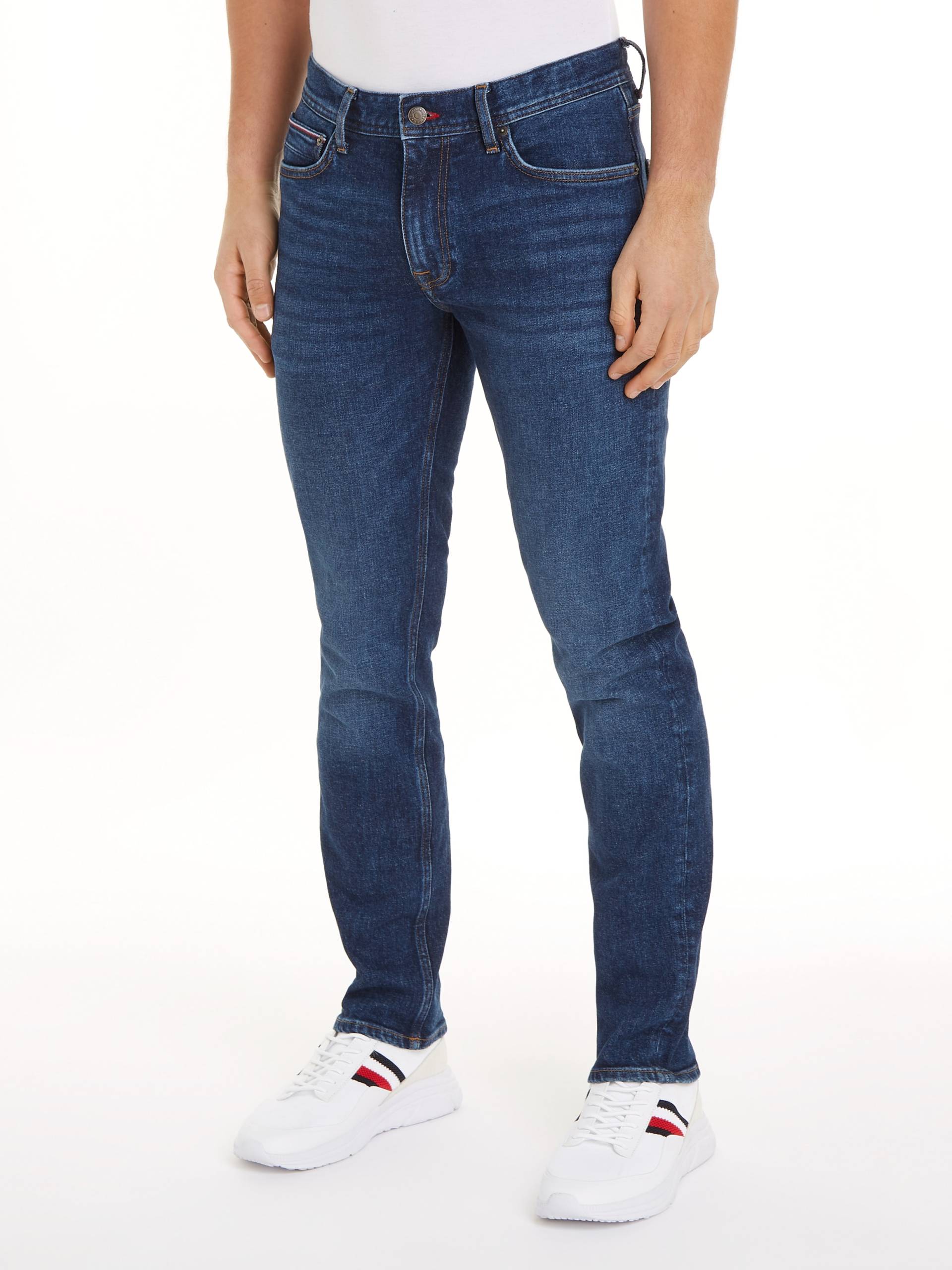 Tommy Hilfiger Straight-Jeans »STRAIGHT DENTON STR CREST INDIGO« Tommy Hilfiger Straight-Jeans »STRAIGHT DENTON STR CREST INDIGO« von Tommy Hilfiger