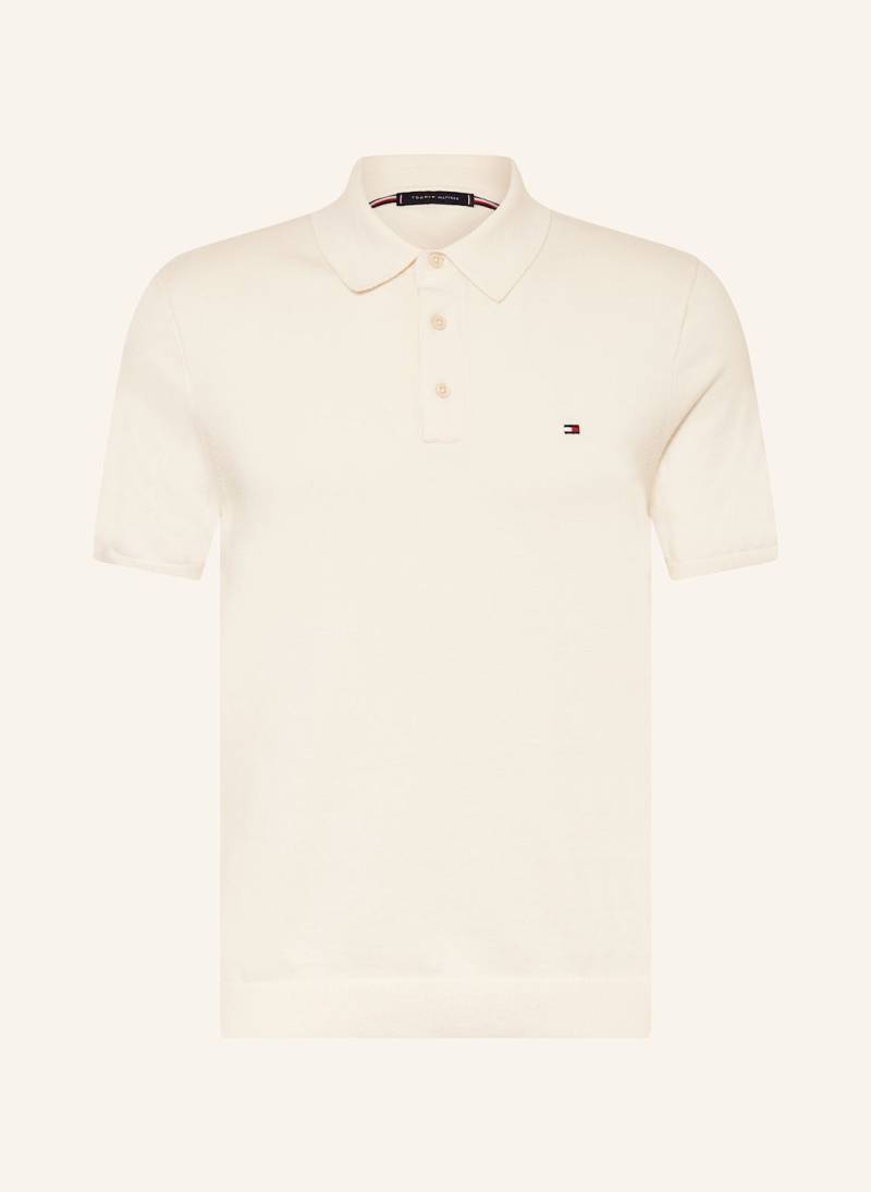 Tommy Hilfiger Strick-Poloshirt weiss von Tommy Hilfiger