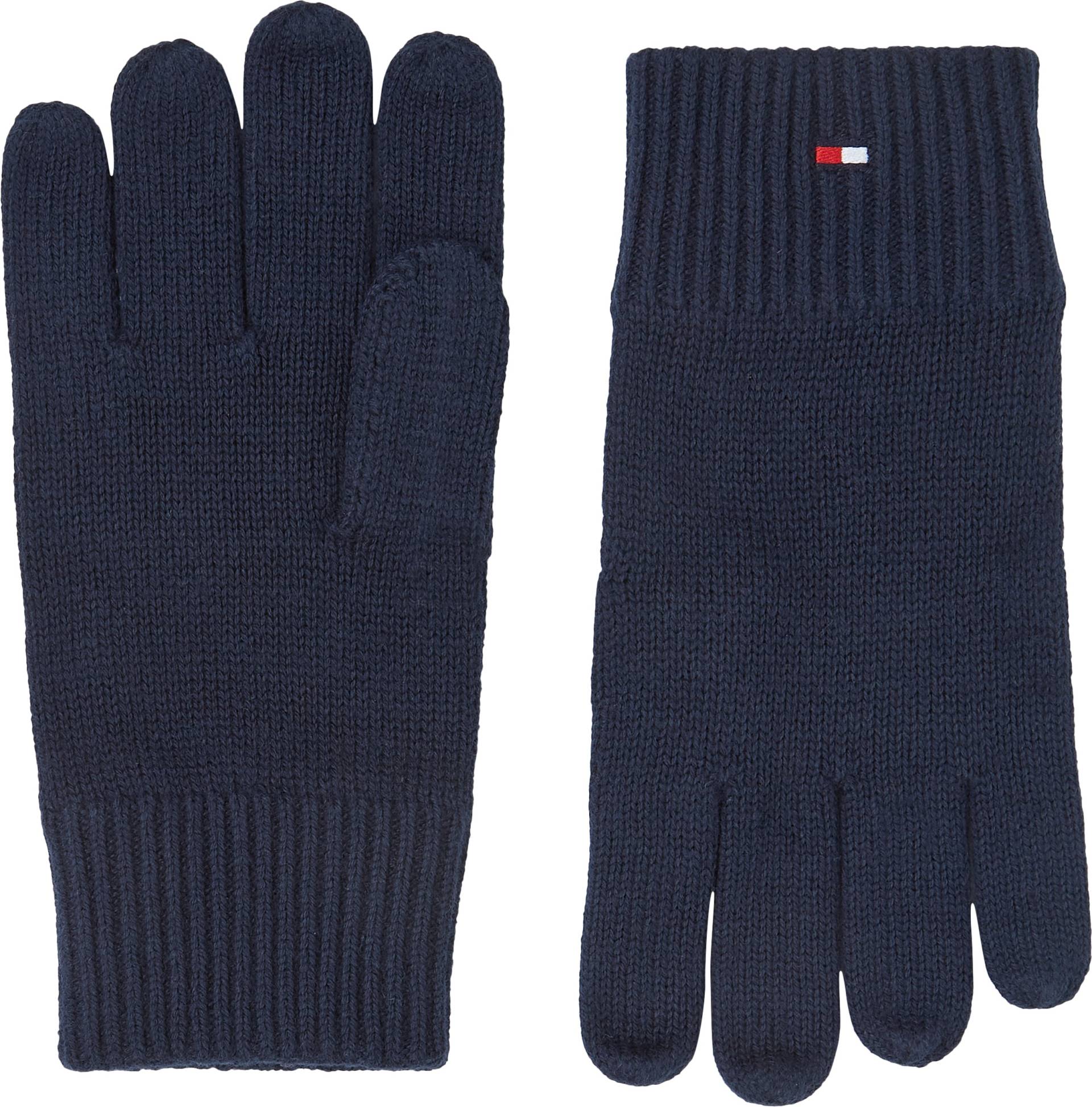 Tommy Hilfiger Strickhandschuhe »ESSENTIALS FLAG GLOVES«, mit Logostickerei von Tommy Hilfiger