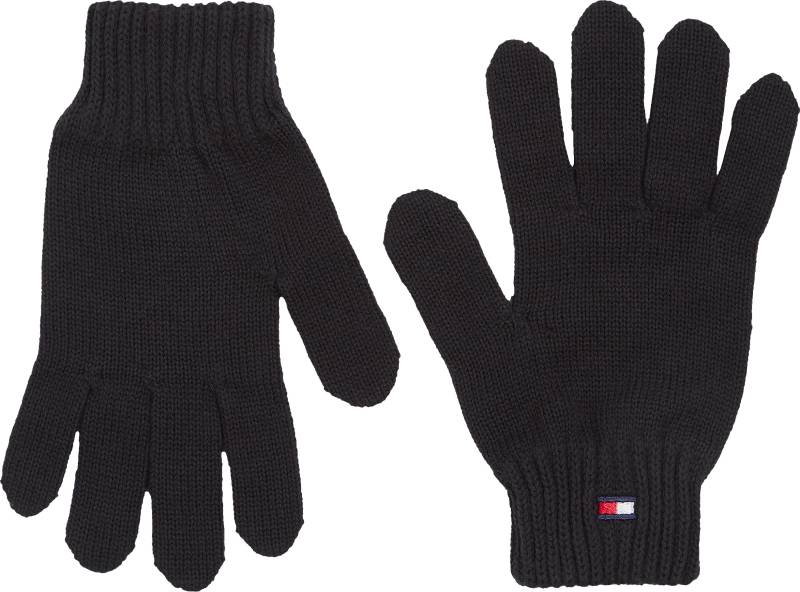 Tommy Hilfiger Strickhandschuhe »SMALL FLAG GLOVES«, mit Logostickerei von Tommy Hilfiger