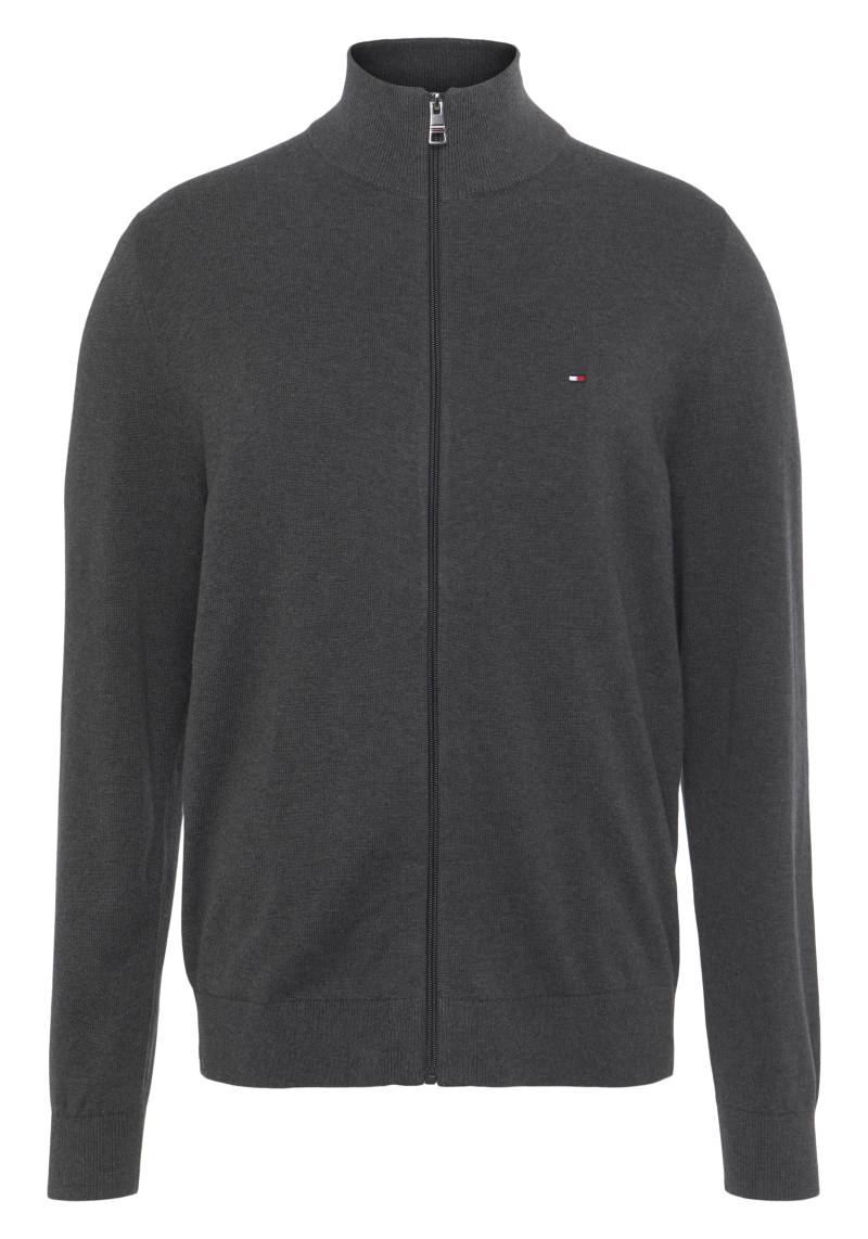 Tommy Hilfiger Strickjacke »DE COTTON ZIP THROUGH« von Tommy Hilfiger