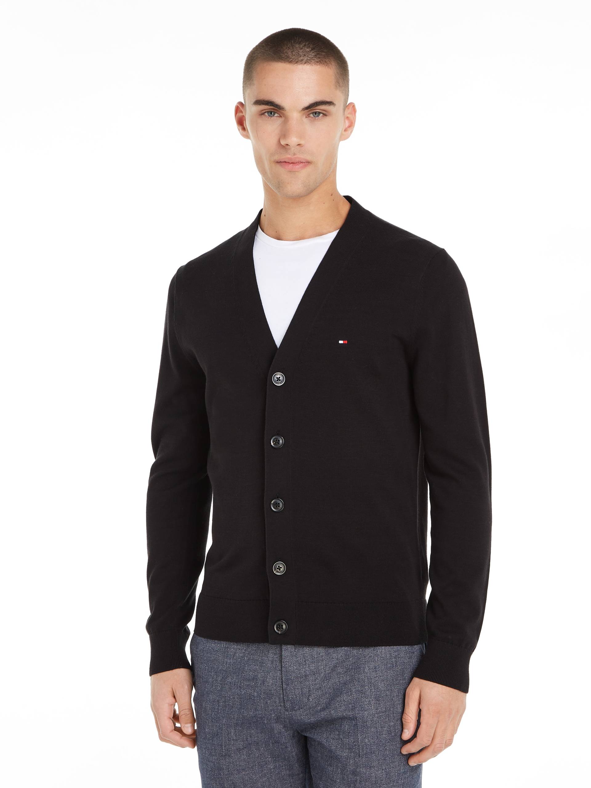 Tommy Hilfiger Strickjacke »ESSENTIAL COTTON CARDIGAN« von Tommy Hilfiger