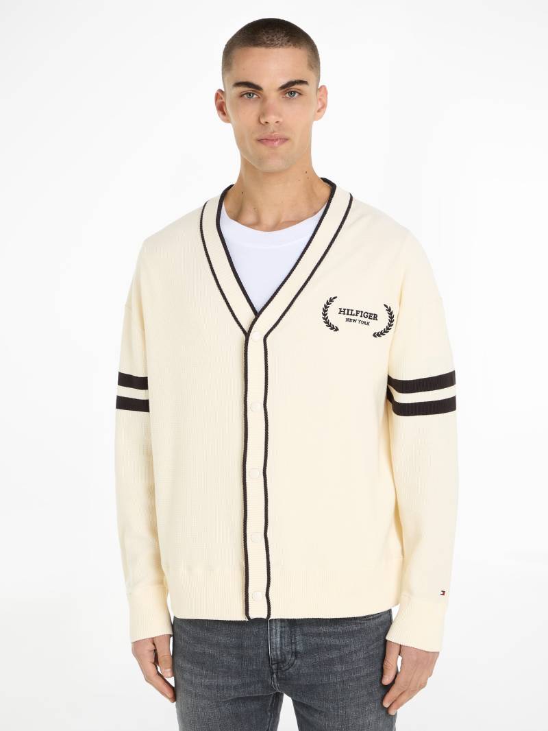 Tommy Hilfiger Strickjacke »MONOTYPE TIPPED CARDIGAN« von Tommy Hilfiger