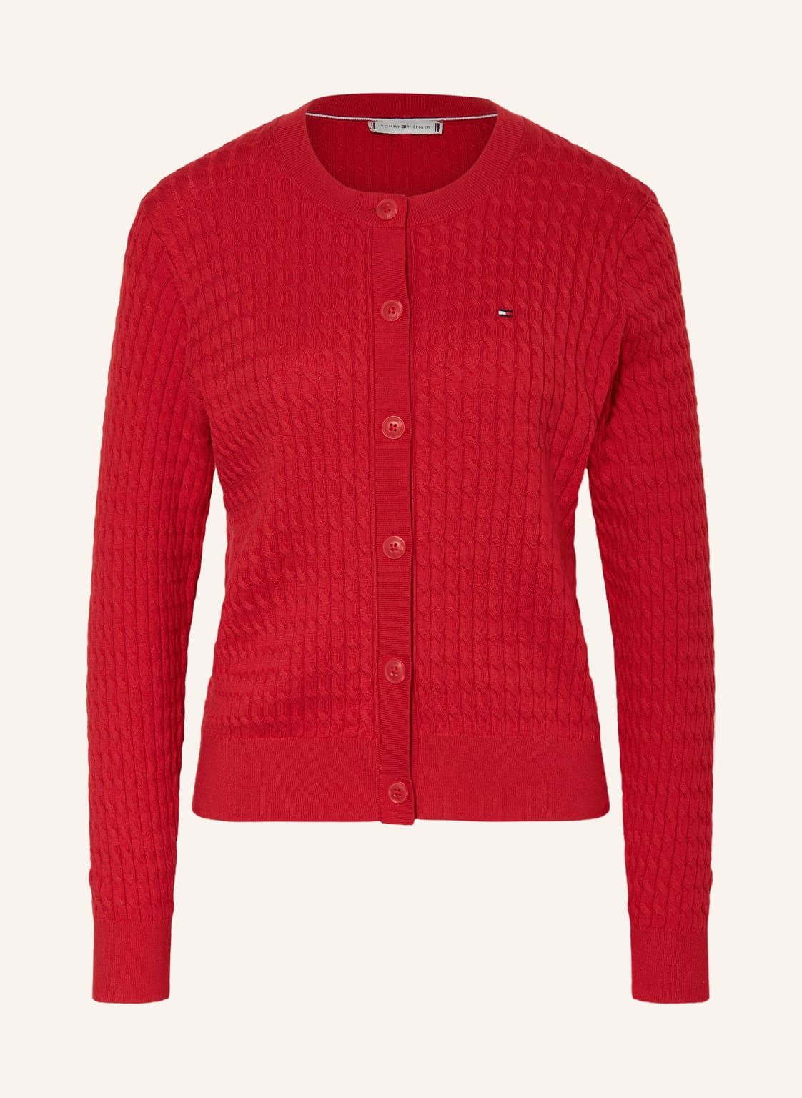 Tommy Hilfiger Strickjacke rot von Tommy Hilfiger