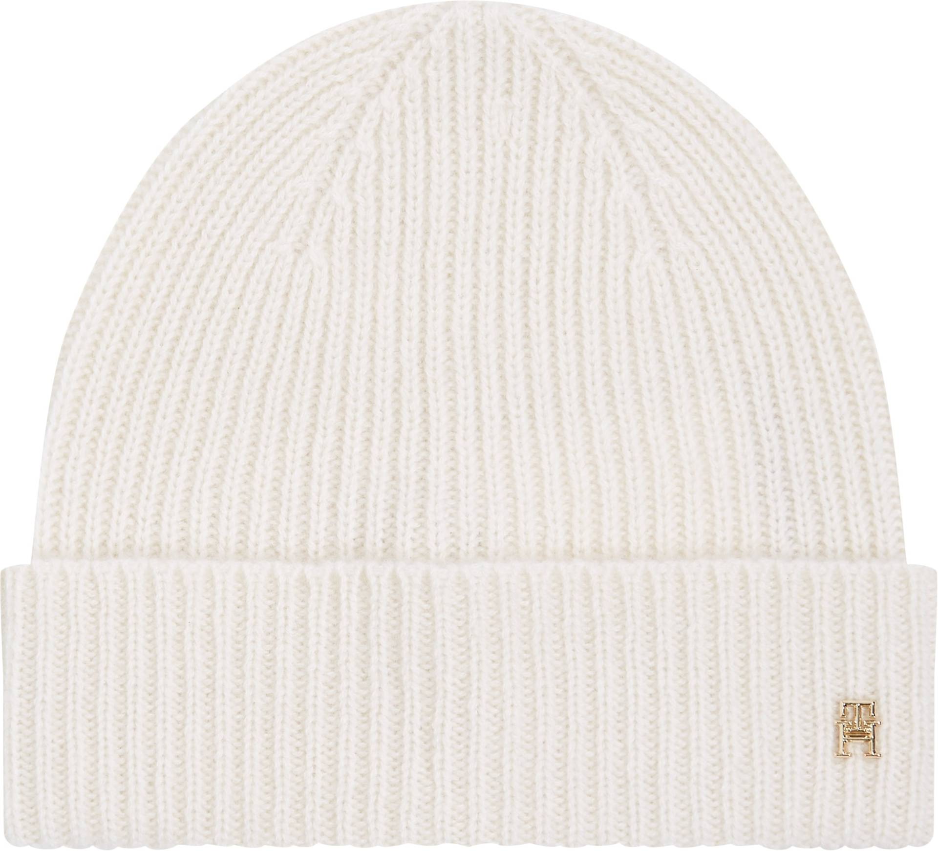 Tommy Hilfiger Strickmütze »CASHMERE CHIC BEANIE«, mit Monogramm-Emblem von Tommy Hilfiger