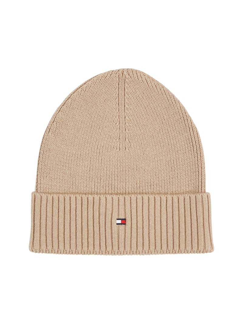 Tommy Hilfiger Strickmütze »TH FLAG PIMA COTTON BEANIE«, mit Logostickerei von Tommy Hilfiger