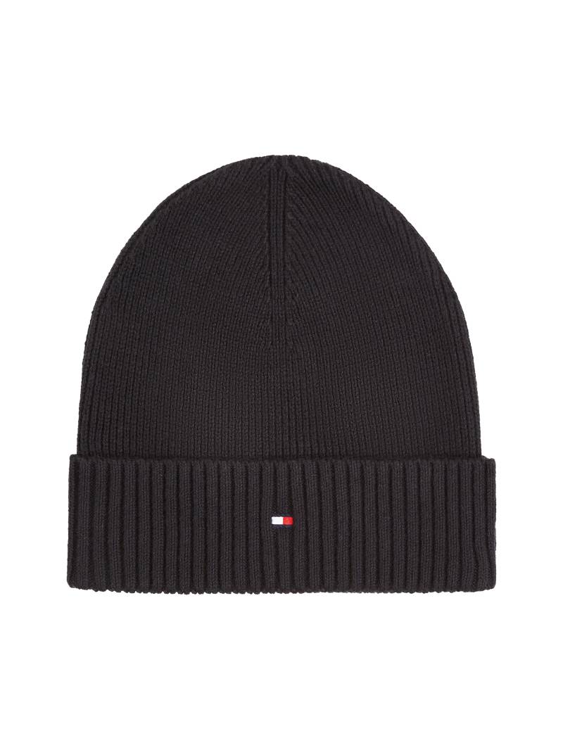 Tommy Hilfiger Strickmütze »TH FLAG PIMA COTTON BEANIE«, mit Logostickerei von Tommy Hilfiger