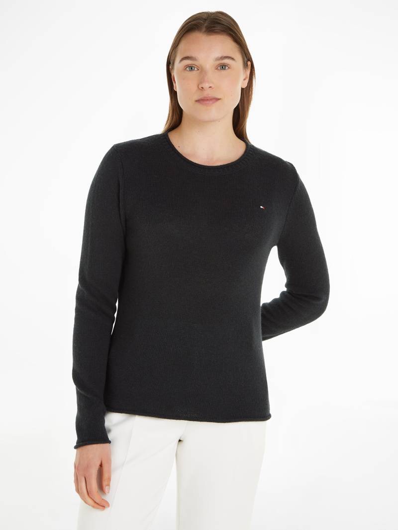 Tommy Hilfiger Strickpullover, mit Logostickerei von Tommy Hilfiger