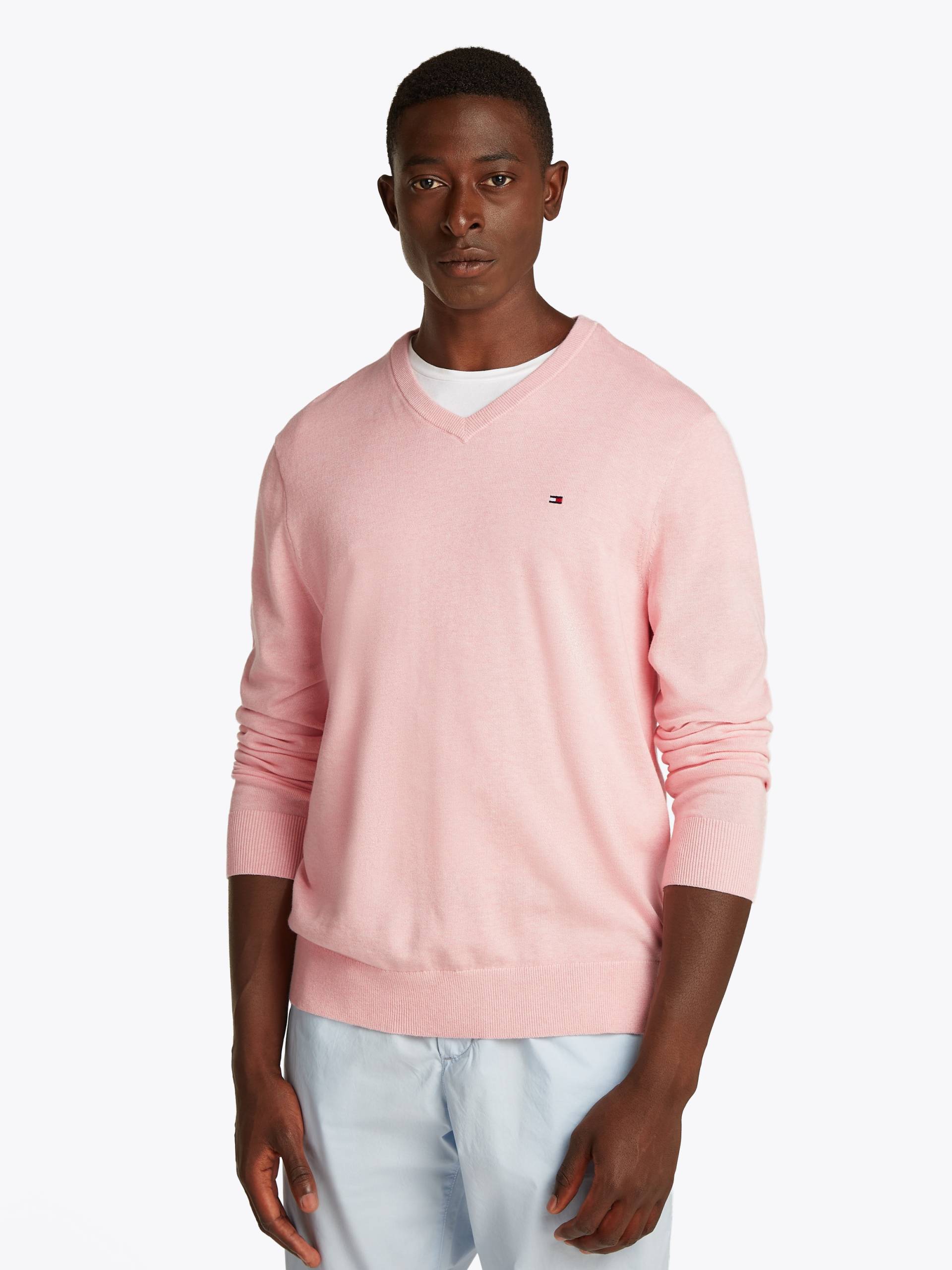 Tommy Hilfiger Strickpullover »ESSENTIAL COTTON V NECK« Tommy Hilfiger Strickpullover »ESSENTIAL COTTON V NECK« von Tommy Hilfiger