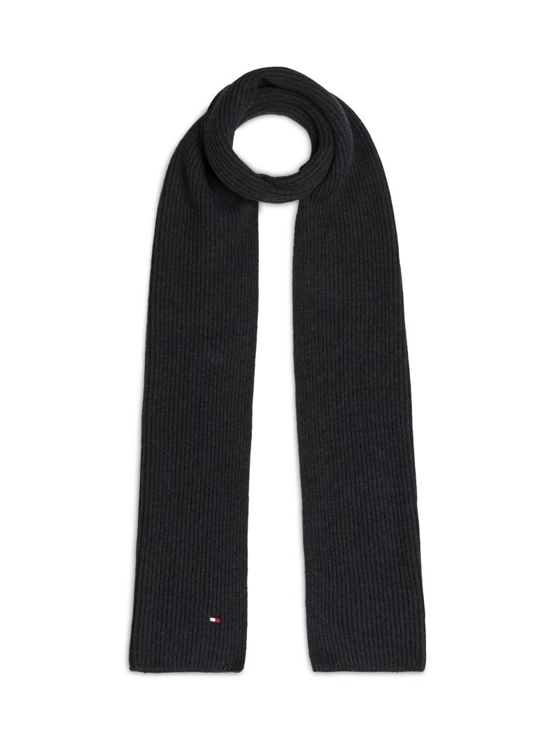 Tommy Hilfiger Strickschal »TH FLAG PIMA COTTON CASH SCARF«, mit Logostickerei von Tommy Hilfiger