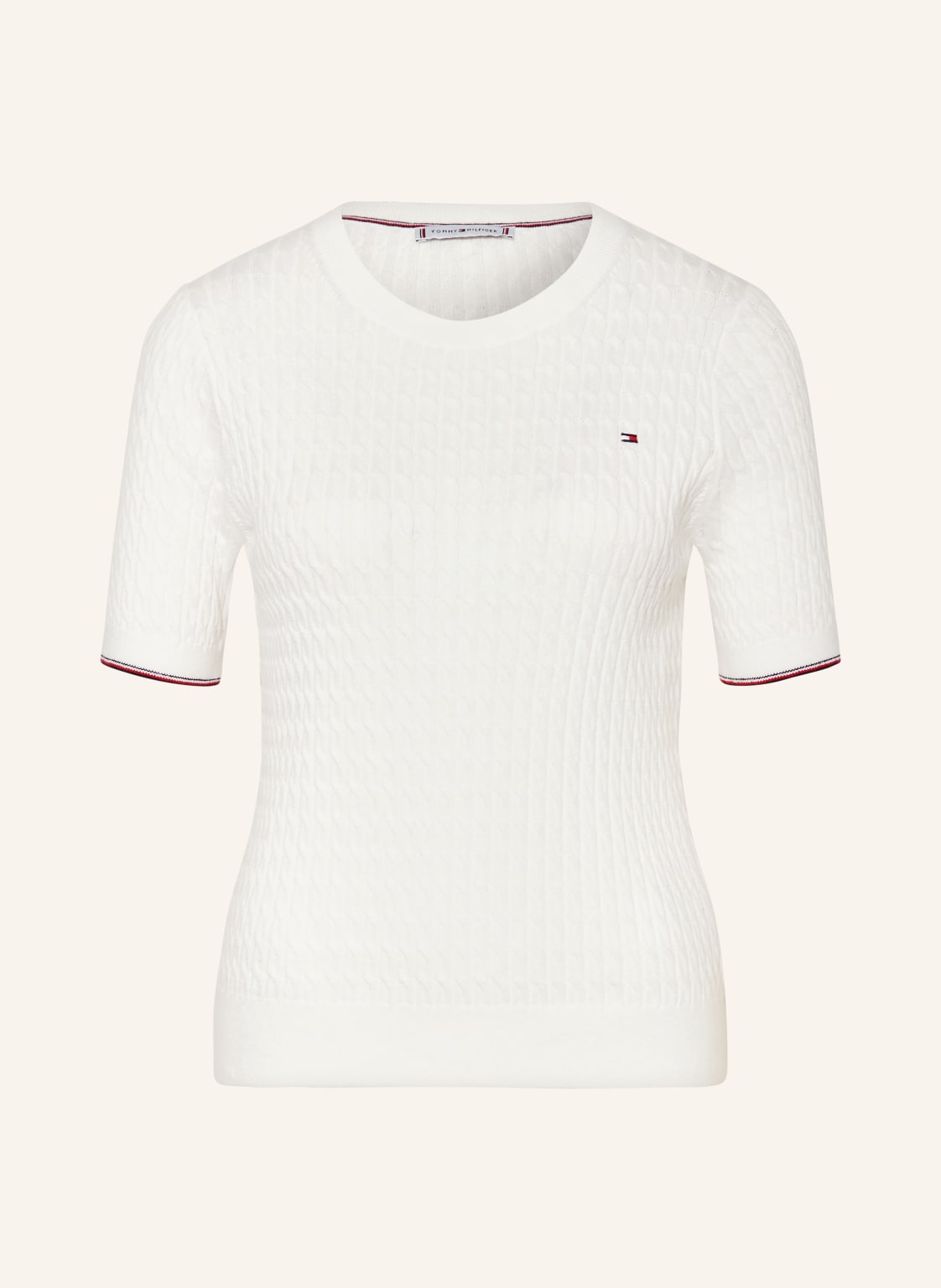 Tommy Hilfiger Strickshirt weiss von Tommy Hilfiger