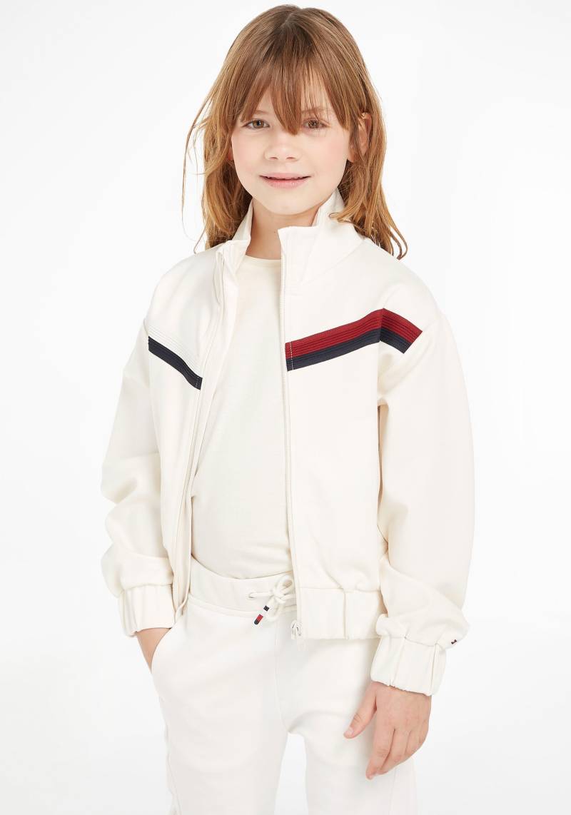 Tommy Hilfiger Sweatjacke »GLOBAL STRIPE ZIP THROUGH«, mit Global Stripe auf der Brust von Tommy Hilfiger