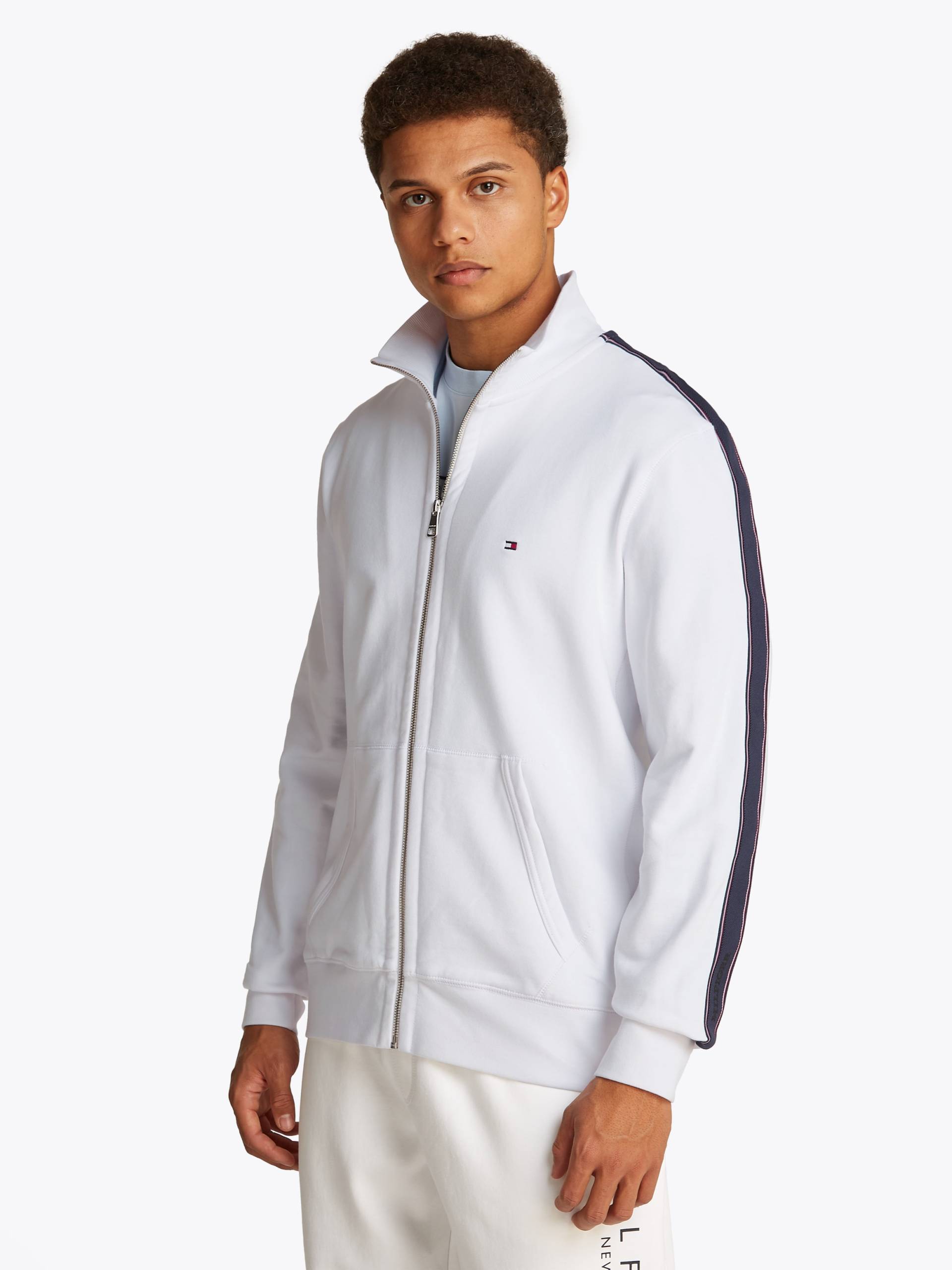 Tommy Hilfiger Sweatjacke »GLOBAL STRIPE ZT STAND COLLAR« Tommy Hilfiger Sweatjacke »GLOBAL STRIPE ZT STAND COLLAR« von Tommy Hilfiger