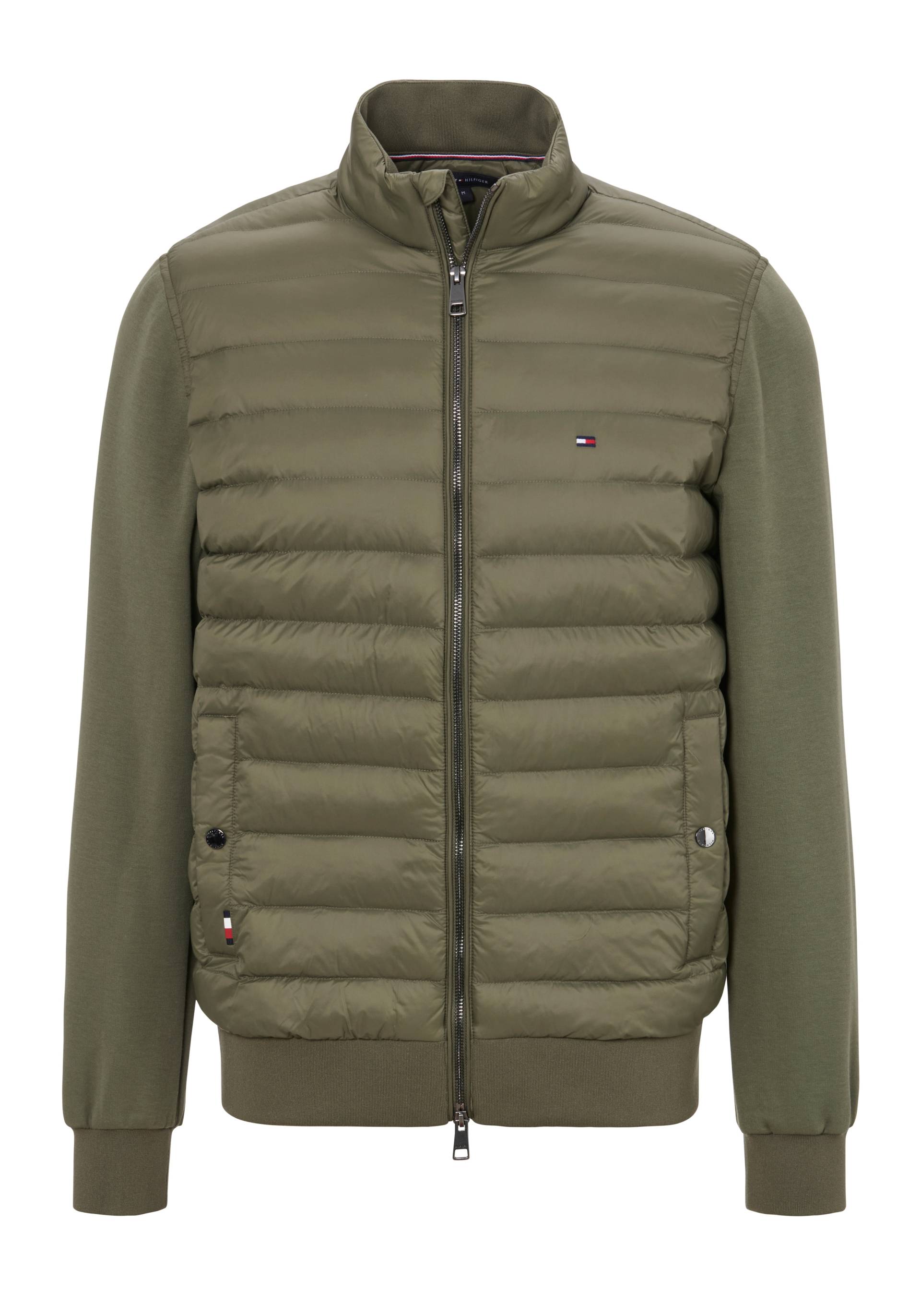 Tommy Hilfiger Sweatjacke »MIX MEDIA STAND CLLR«, mit Steppung von Tommy Hilfiger