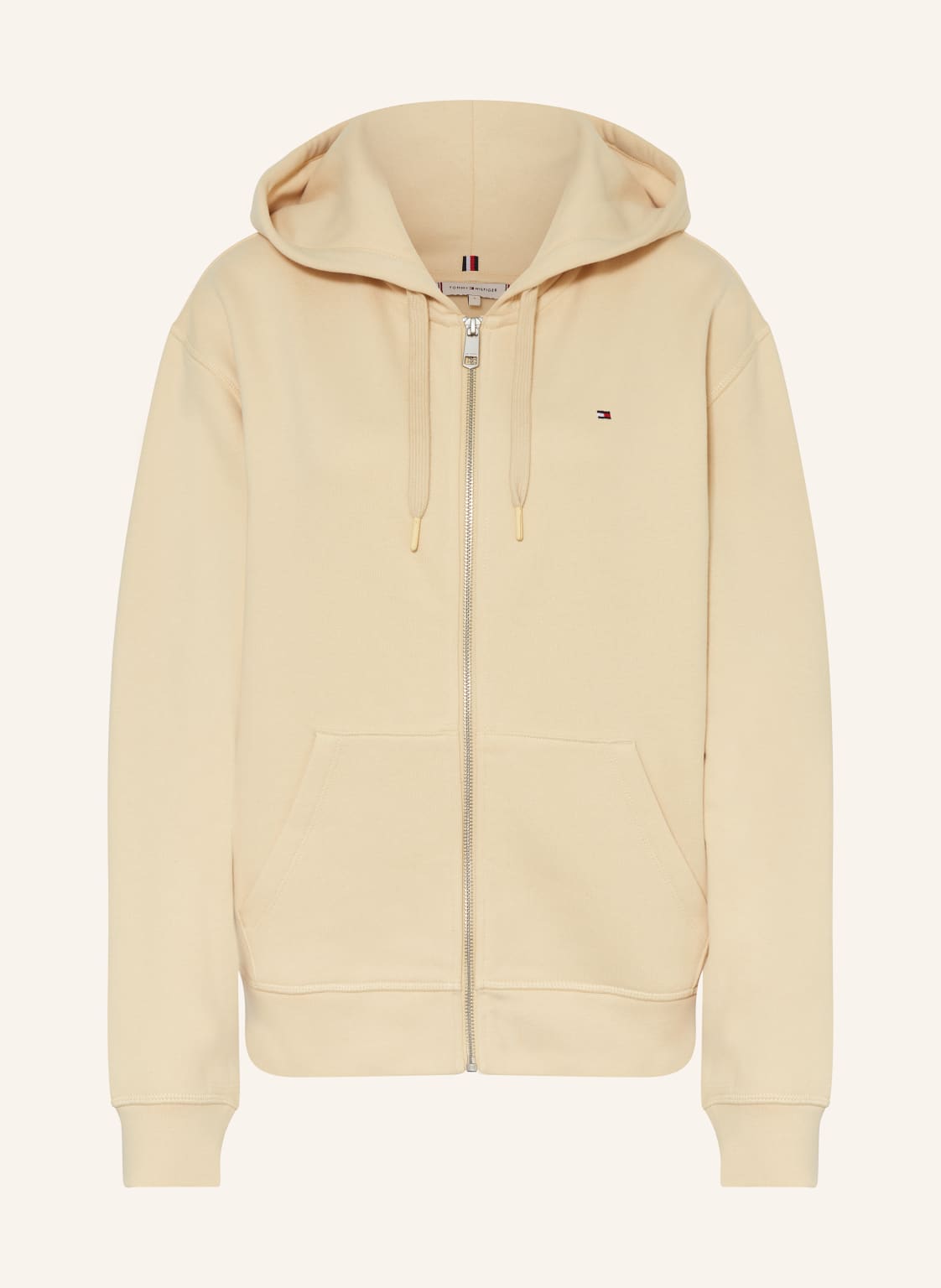 Tommy Hilfiger Sweatjacke beige von Tommy Hilfiger