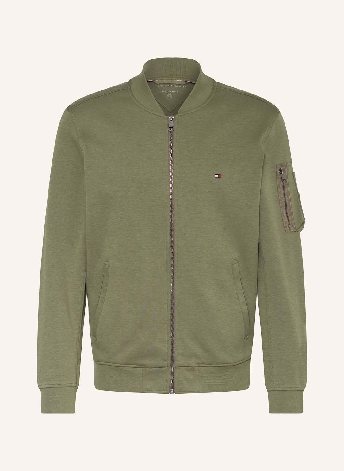 Tommy Hilfiger Sweatjacke gruen von Tommy Hilfiger