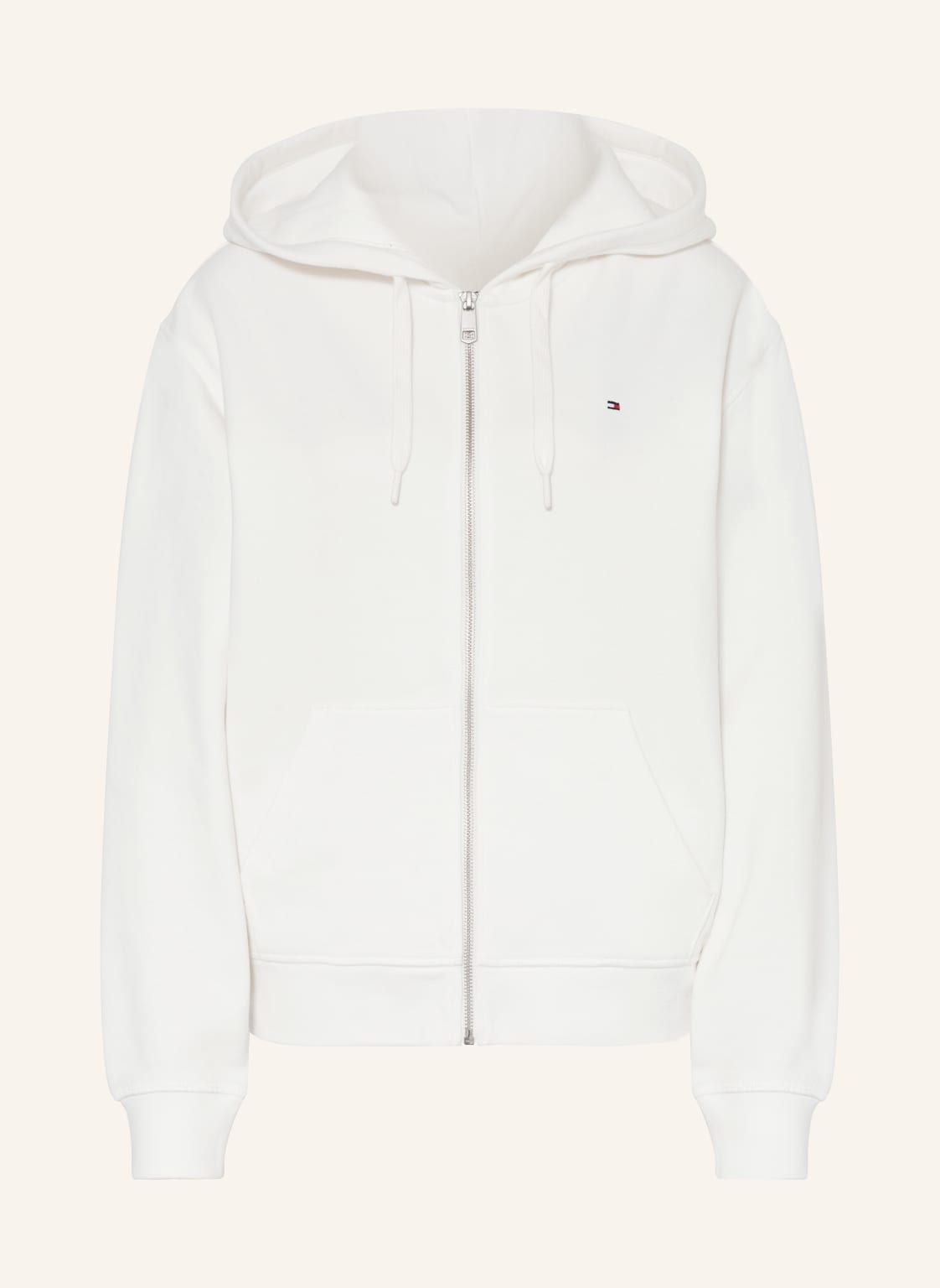 Tommy Hilfiger Sweatjacke weiss von Tommy Hilfiger