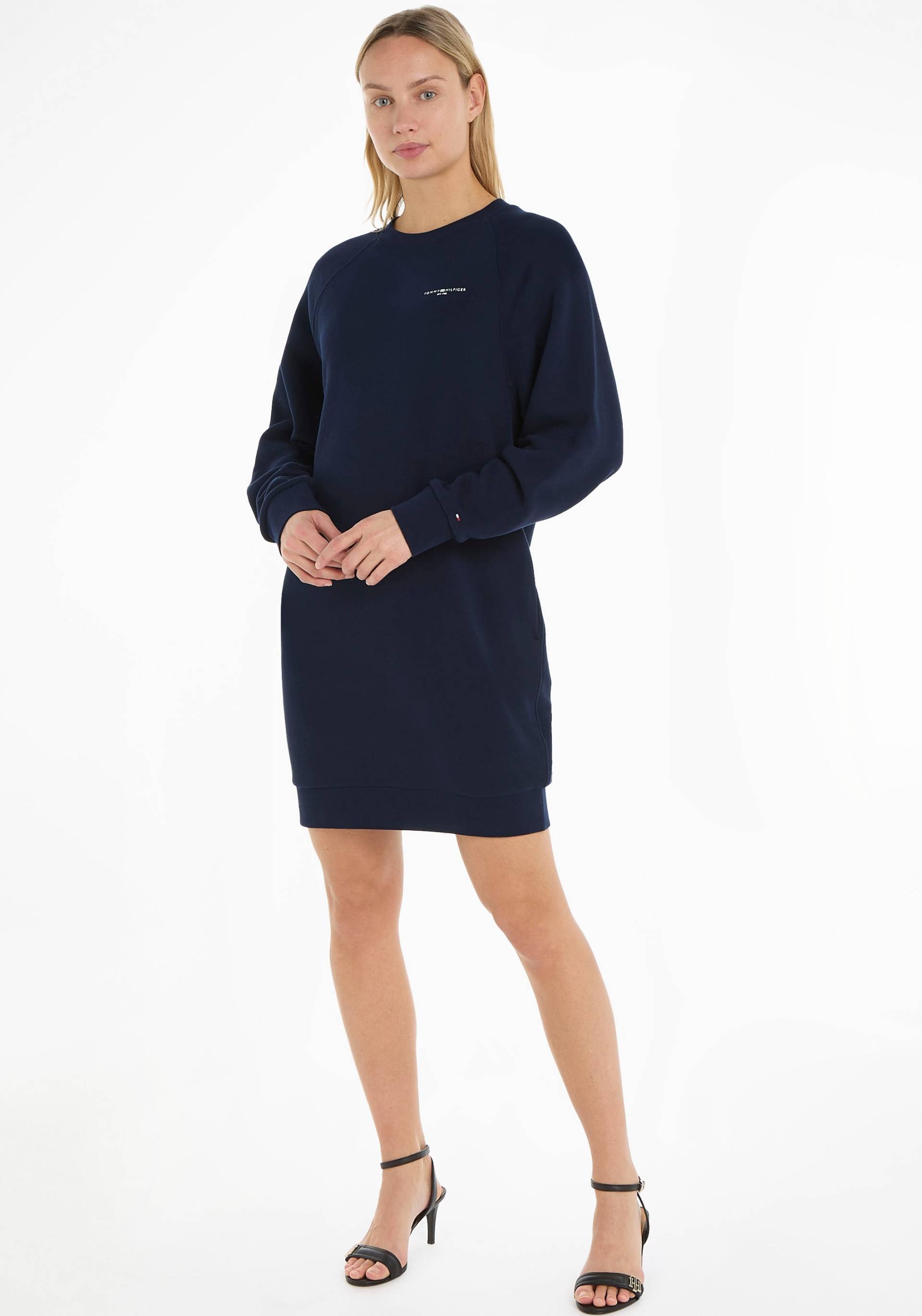 Tommy Hilfiger Sweatkleid, mit Tommy Hilfiger Mini Logo-Schriftzug von Tommy Hilfiger