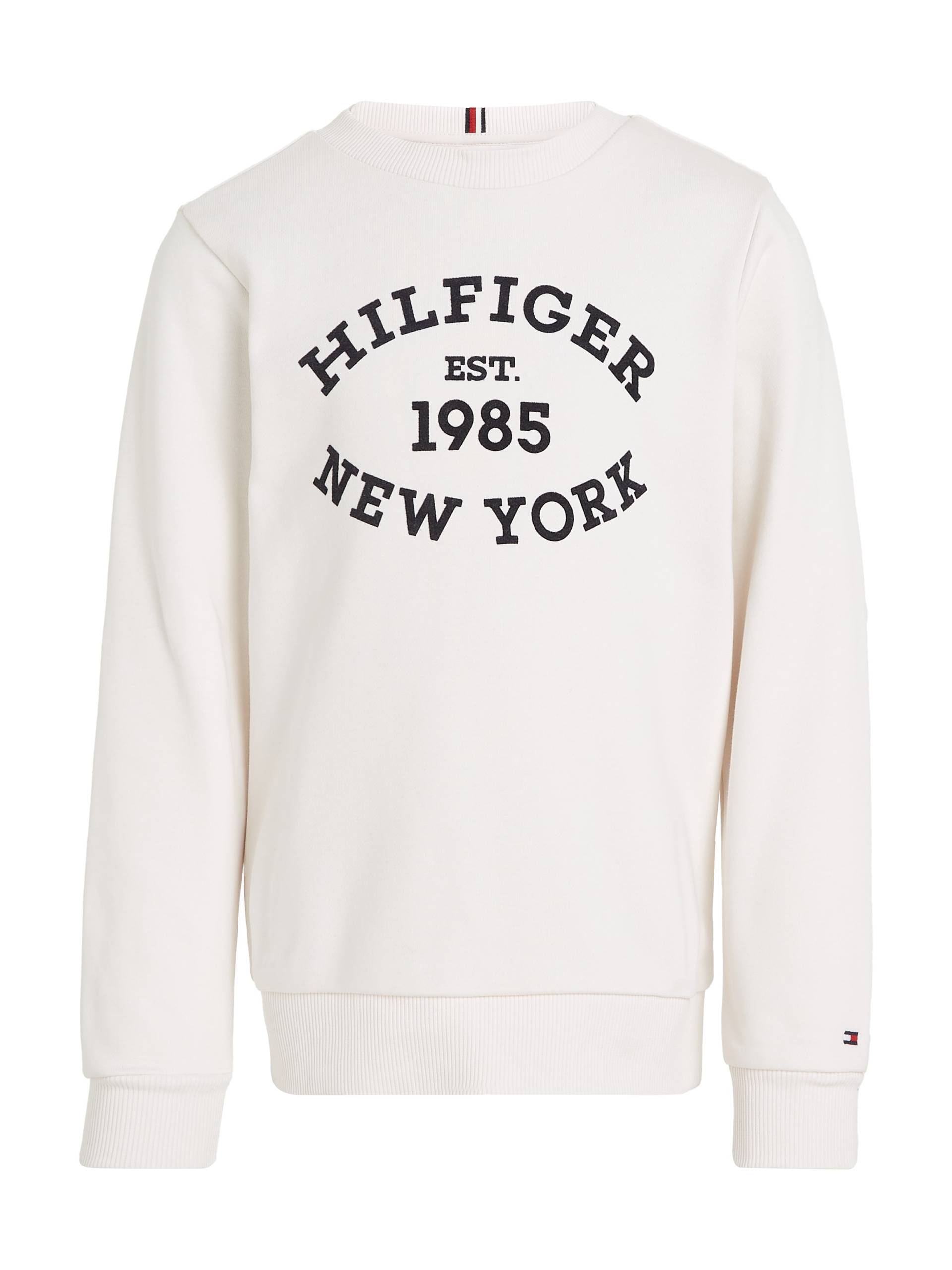 Tommy Hilfiger Sweatshirt »MONOTYPE FLOCK REG SWEATSHIRT«, Baby bis 2 Jahre; mit Frontprint; Rundhals, Langarm von Tommy Hilfiger