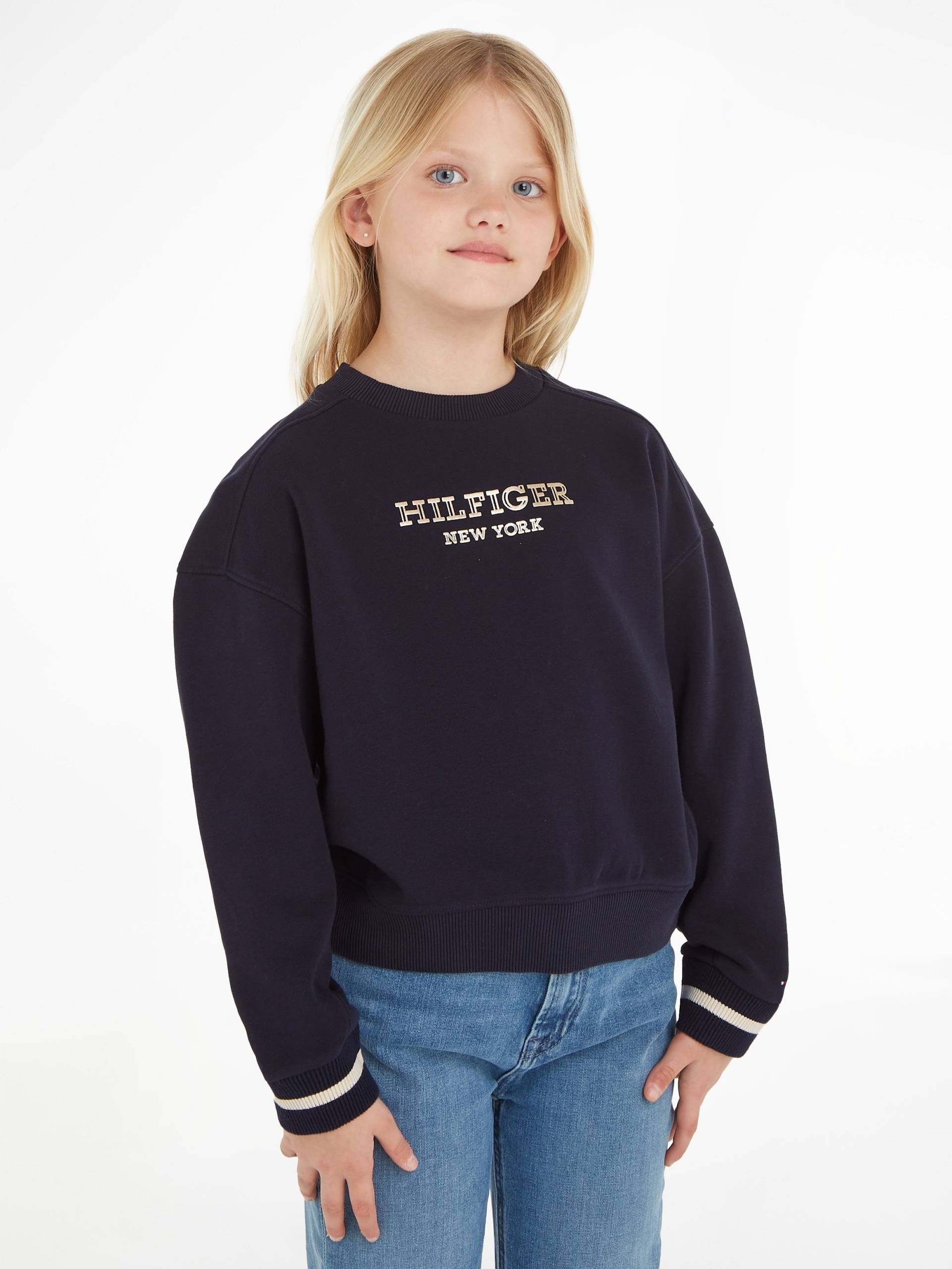 Tommy Hilfiger Sweatshirt »MONOTYPE FOIL CREW«, mit Logo-Druck von Tommy Hilfiger