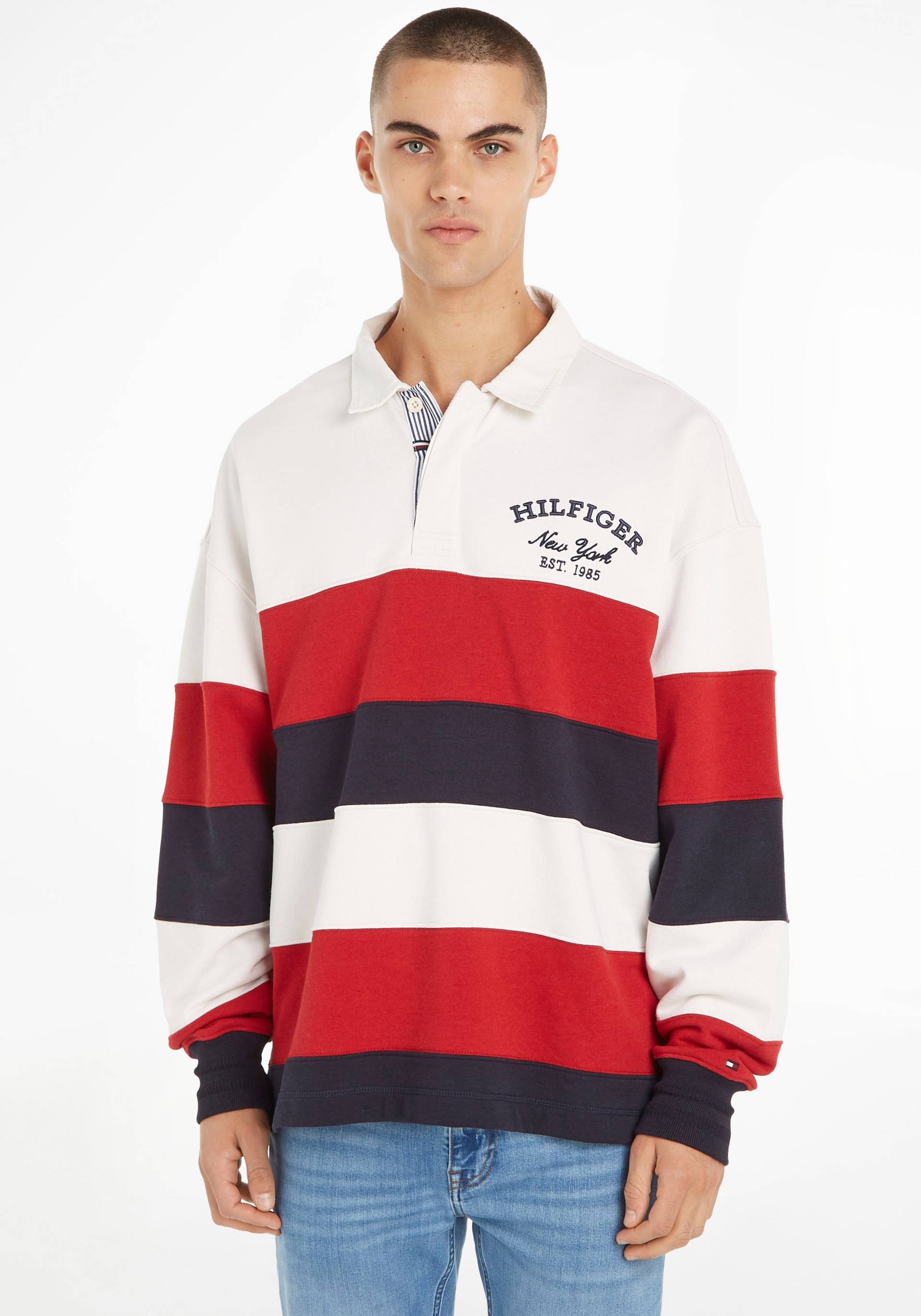 Tommy Hilfiger Sweatshirt »STRIPE PREP RUGBY« von Tommy Hilfiger