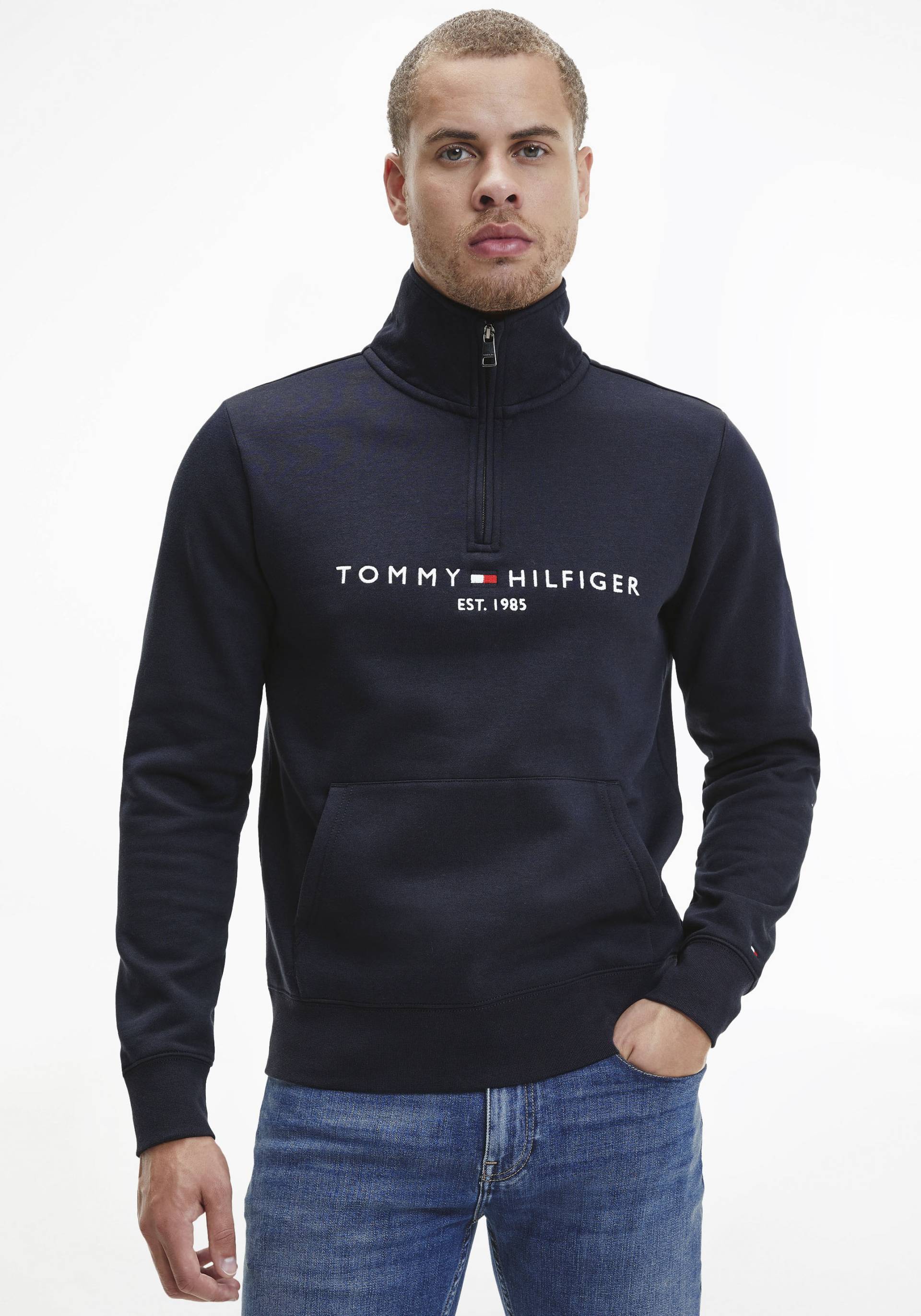 Tommy Hilfiger Sweatshirt »TOMMY LOGO MOCKNECK« Tommy Hilfiger Sweatshirt »TOMMY LOGO MOCKNECK« von Tommy Hilfiger